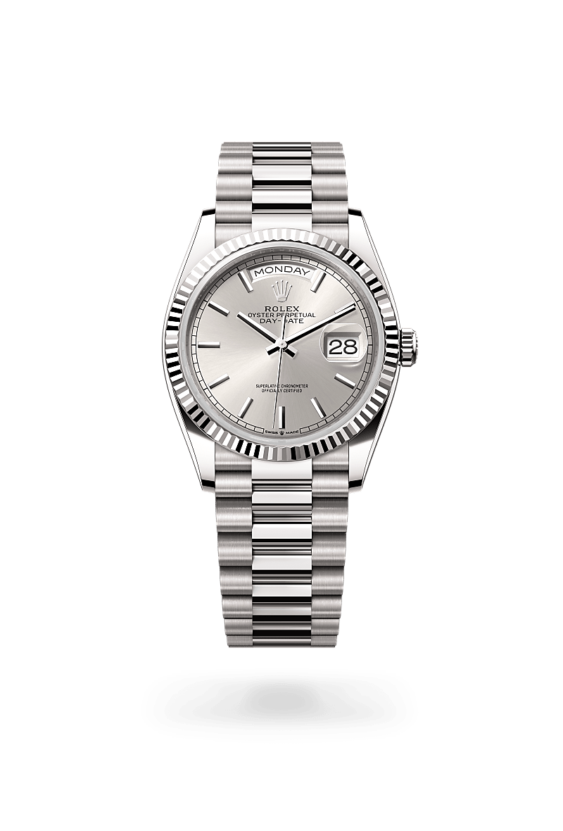 Rolex Day-Date in 18 ct white gold, M128239-0005 - Pisa 1940