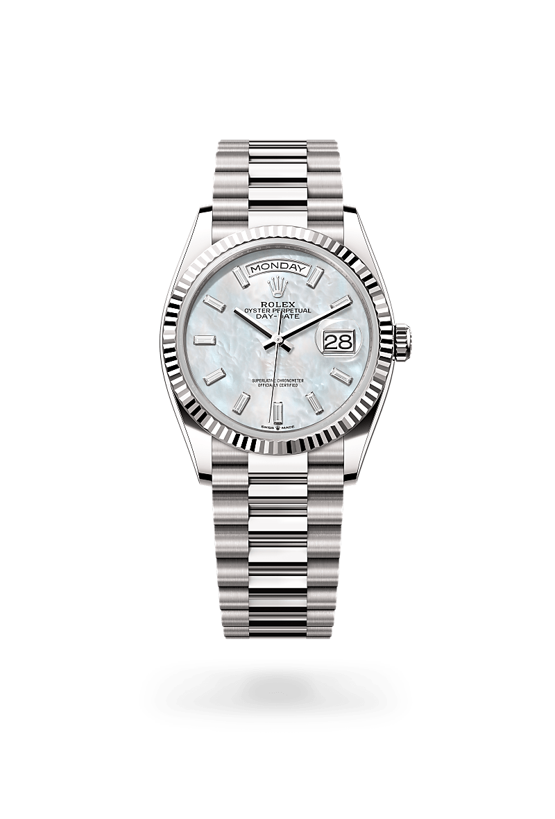 Rolex Day-Date in 18 ct white gold, M128239-0065 - Pisa 1940