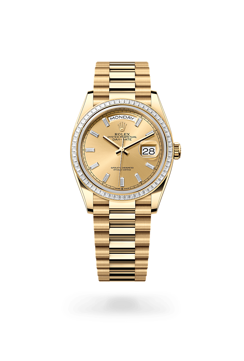 Rolex Day-Date in 18 ct yellow gold, M128398TBR-0037 - Pisa 1940