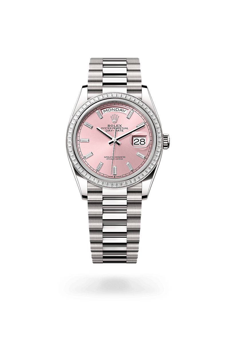 Rolex Day-Date in 18 ct white gold, M128399TBR-0029 - Pisa 1940