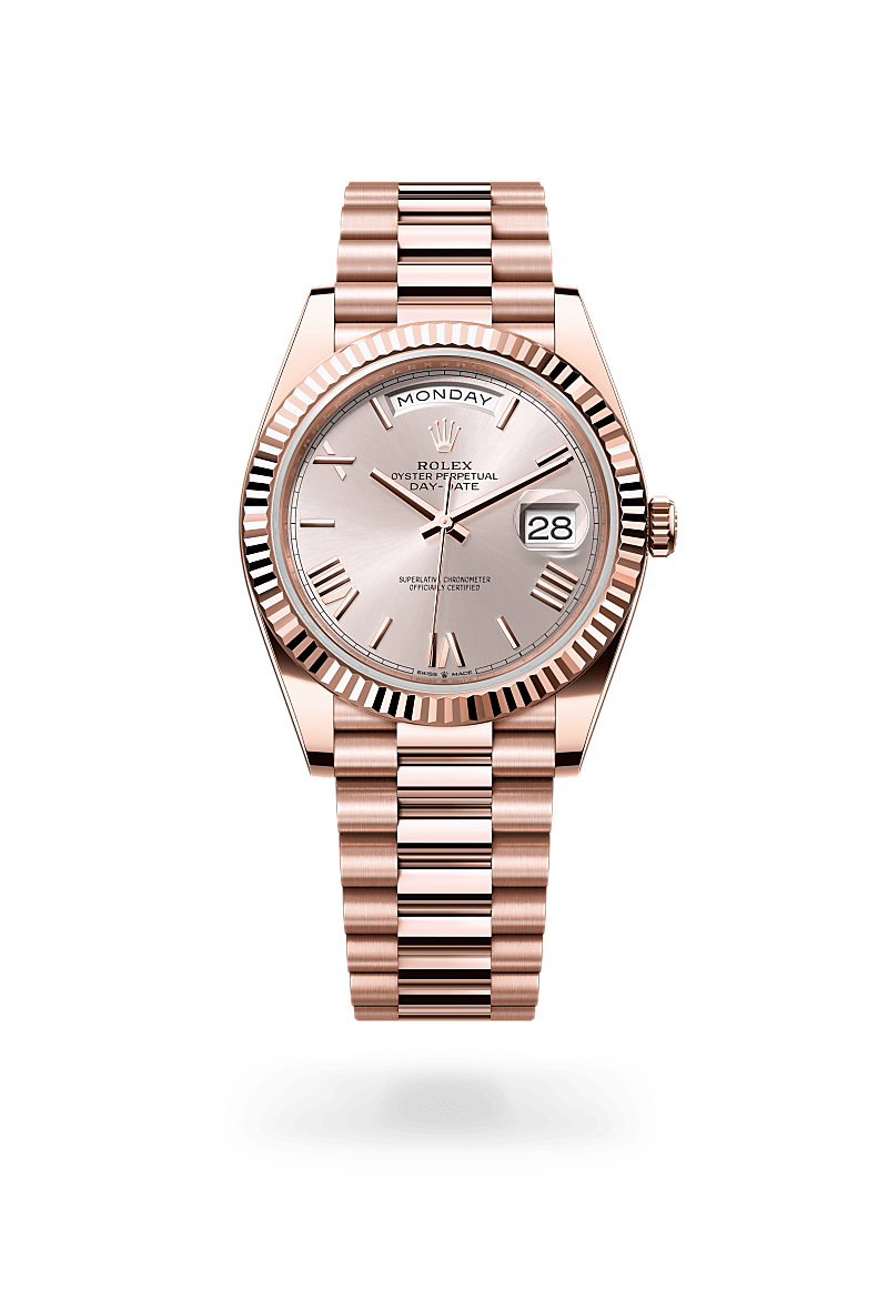 Rolex Day-Date in 18 ct Everose gold, M228235-0001 - Pisa 1940