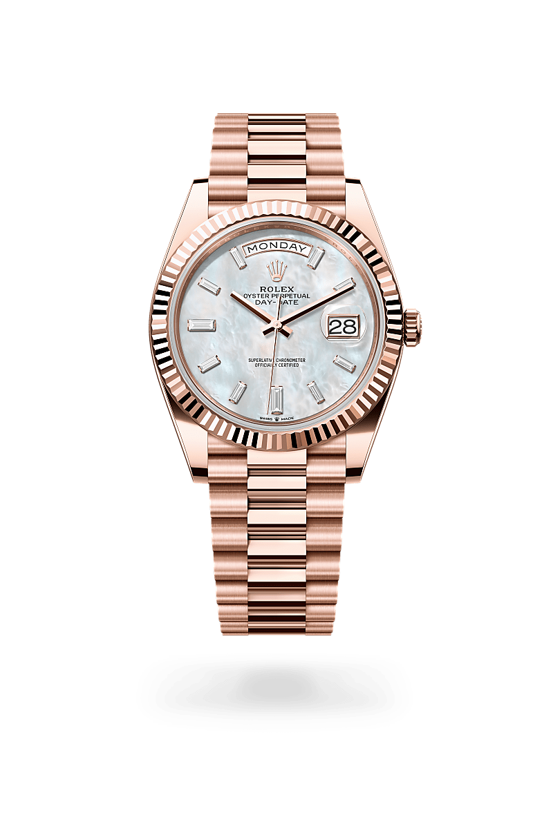 Rolex Day-Date in 18 ct Everose gold, M228235-0056 - Pisa 1940