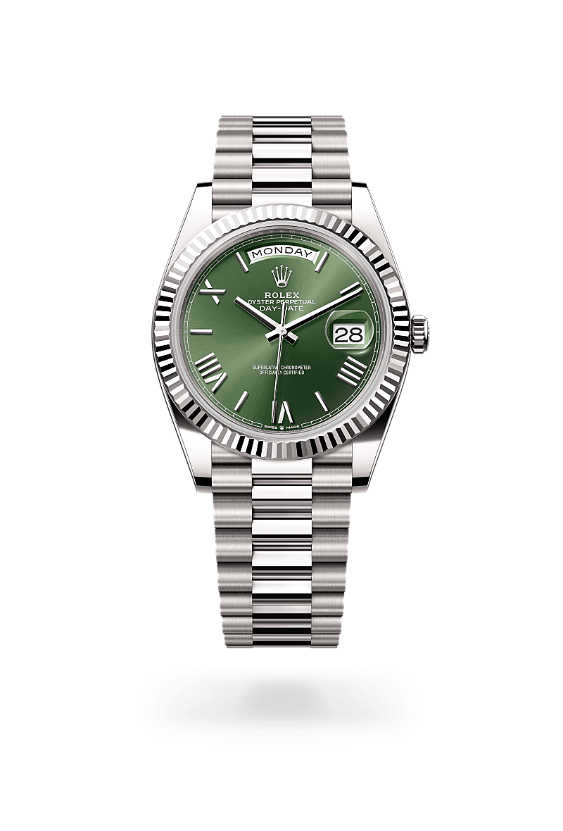 Rolex Day-Date in 18 ct white gold, M228239-0033 - Pisa 1940