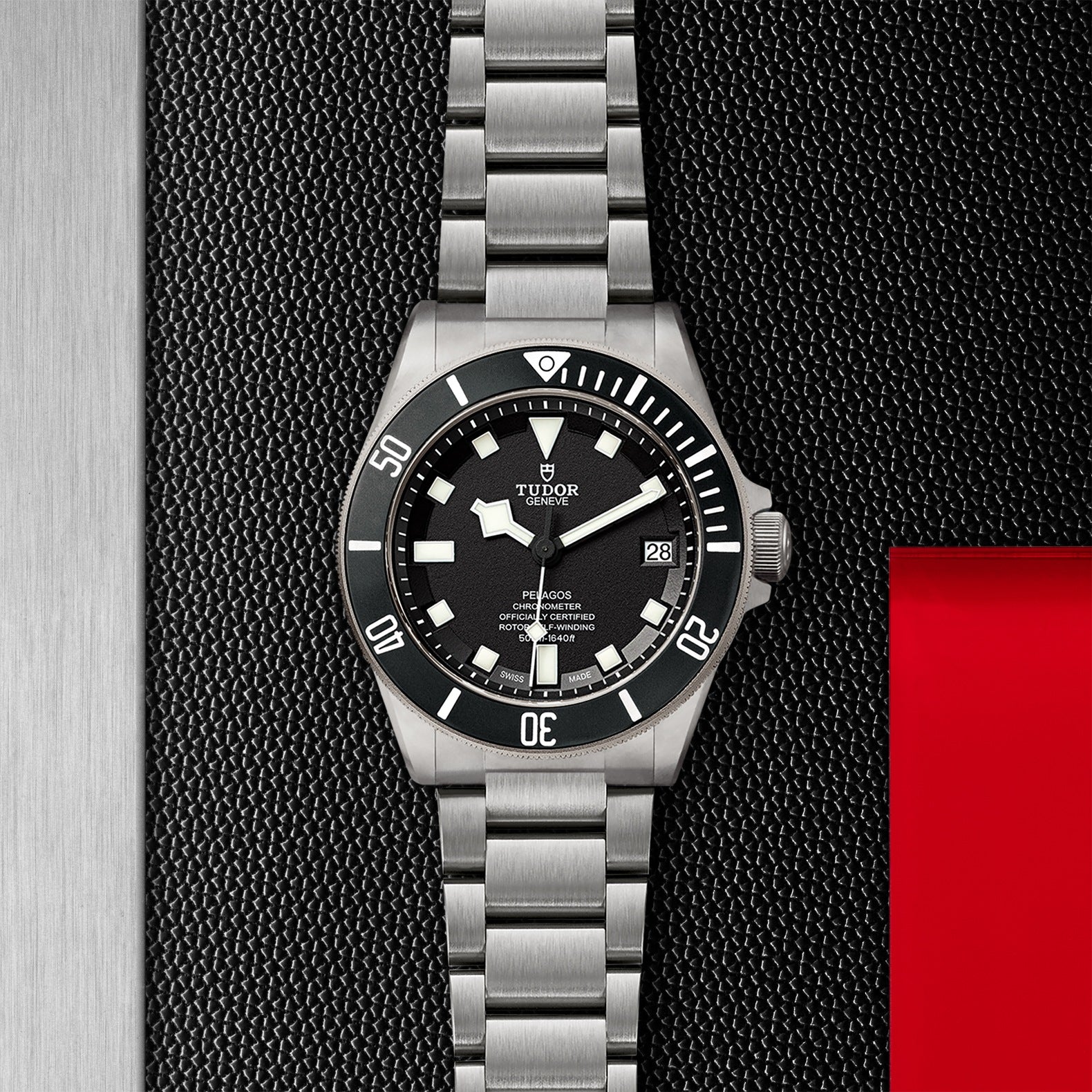 Watch in steel and titanium  Pelagos, 42 mm Tudor