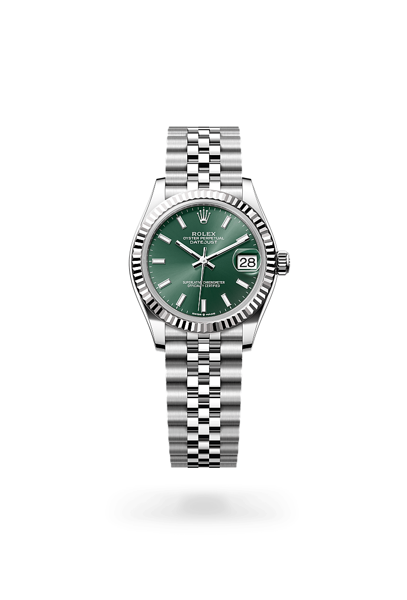 Rolex Datejust in White Rolesor - combination of Oystersteel and white gold, M278274-0018 - Pisa 1940
