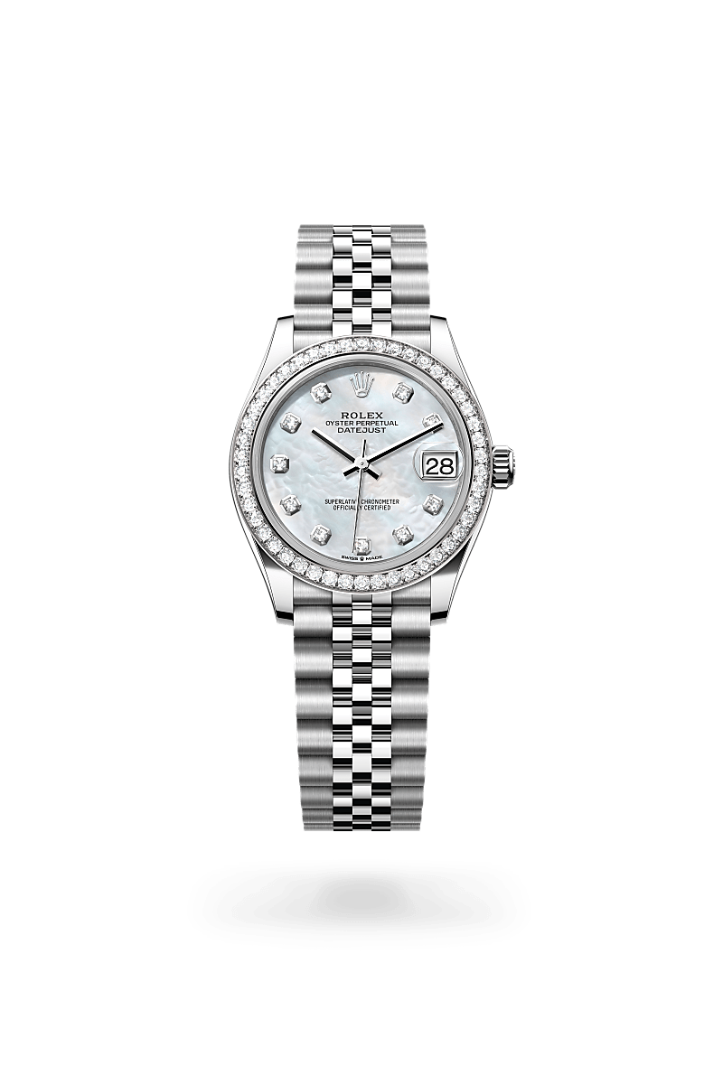 Rolex Datejust in Rolesor bianco (combinazione di acciaio Oystersteel e oro bianco), M278384RBR-0008 - Pisa 1940