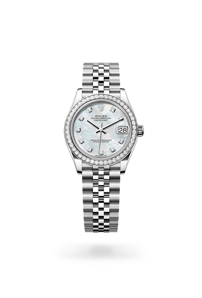 Rolex Datejust in White Rolesor - combination of Oystersteel and white gold, M278384RBR-0008 - Pisa 1940