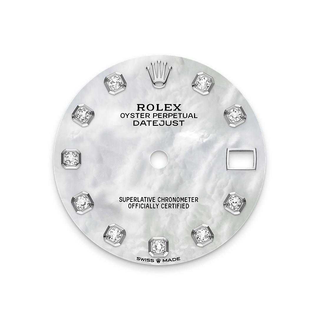 Rolex Datejust in White Rolesor - combination of Oystersteel and white gold, M278384RBR-0008 - Pisa 1940