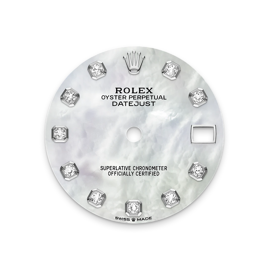 Rolex Datejust in White Rolesor - combination of Oystersteel and white gold, M278384RBR-0008 - Pisa 1940