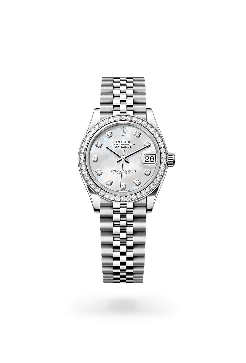 Rolex Datejust in White Rolesor - combination of Oystersteel and white gold, M278384RBR-0008 - Pisa 1940