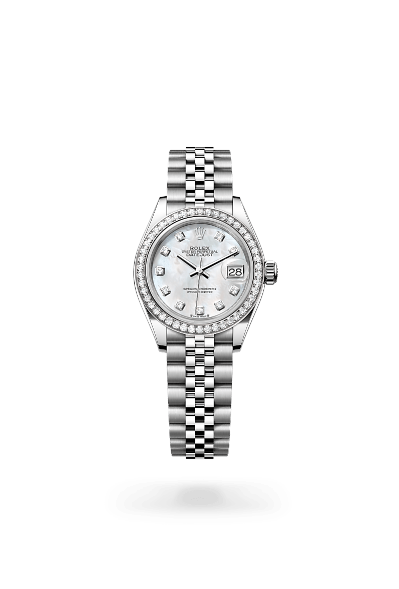 Rolex Lady-Datejust in White Rolesor - combination of Oystersteel and white gold, M279384RBR-0011 - Pisa 1940