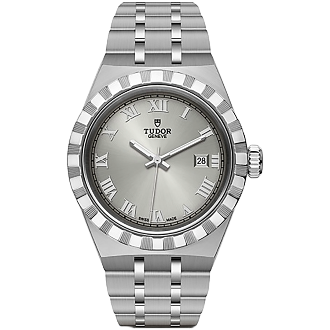 Watch in steel Royal, 28 mm Tudor