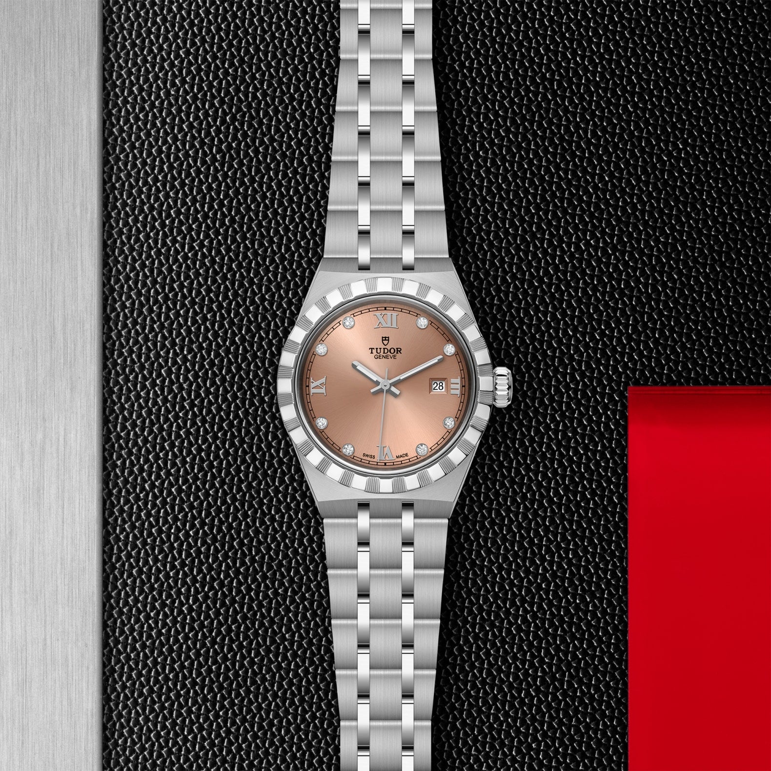 Watch in steel Royal, 28 mm Tudor