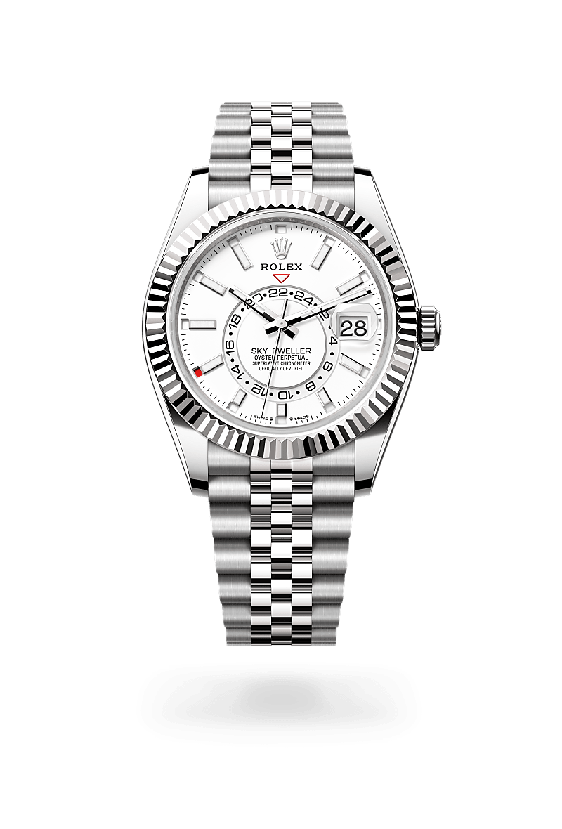 Rolex Sky-Dweller in White Rolesor - combination of Oystersteel and white gold, M336934-0004 - Pisa 1940