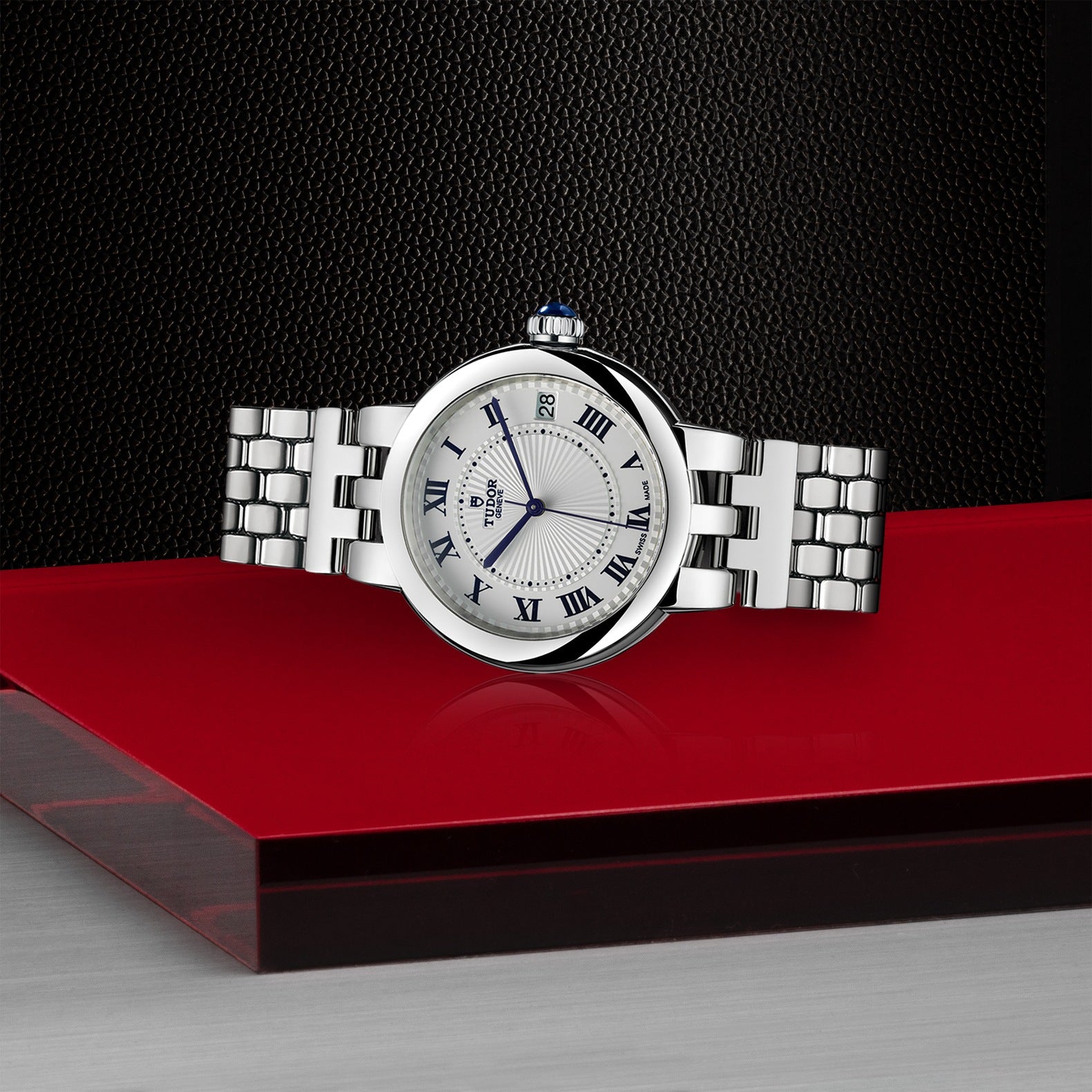 Orologio in acciaio Clair de Rose, 34 mm Tudor