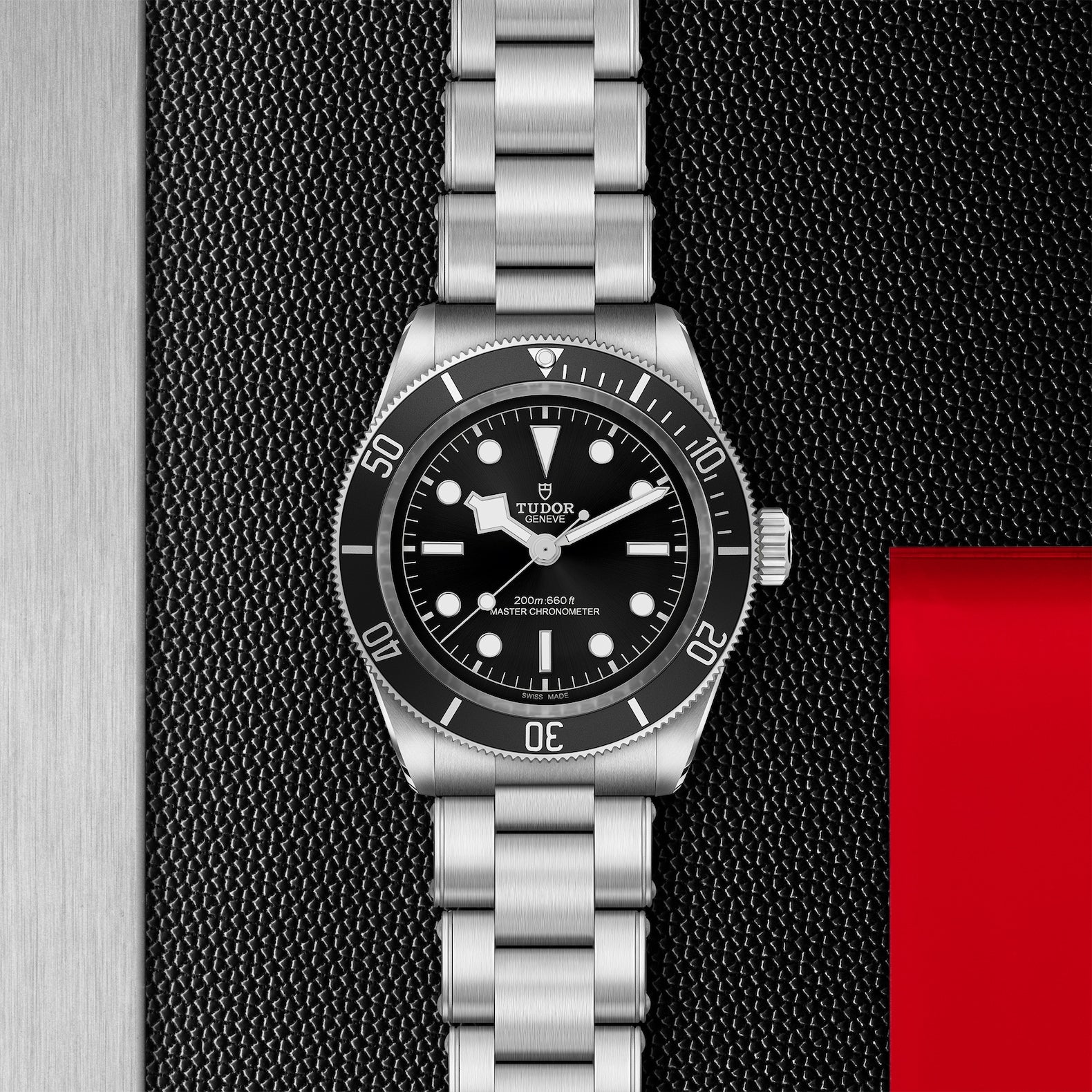 Orologio in acciaio Black Bay, 41 mm Tudor