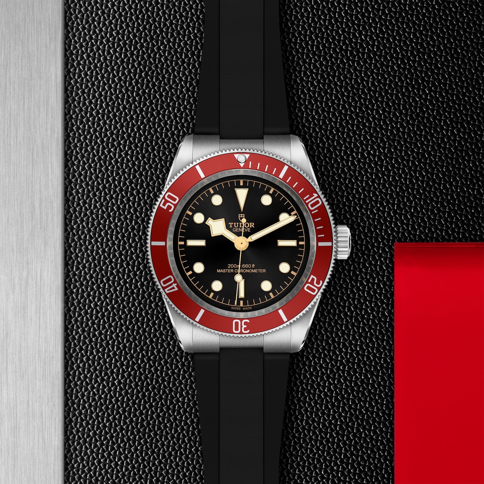Orologio in acciaio Black Bay, 41 mm Tudor