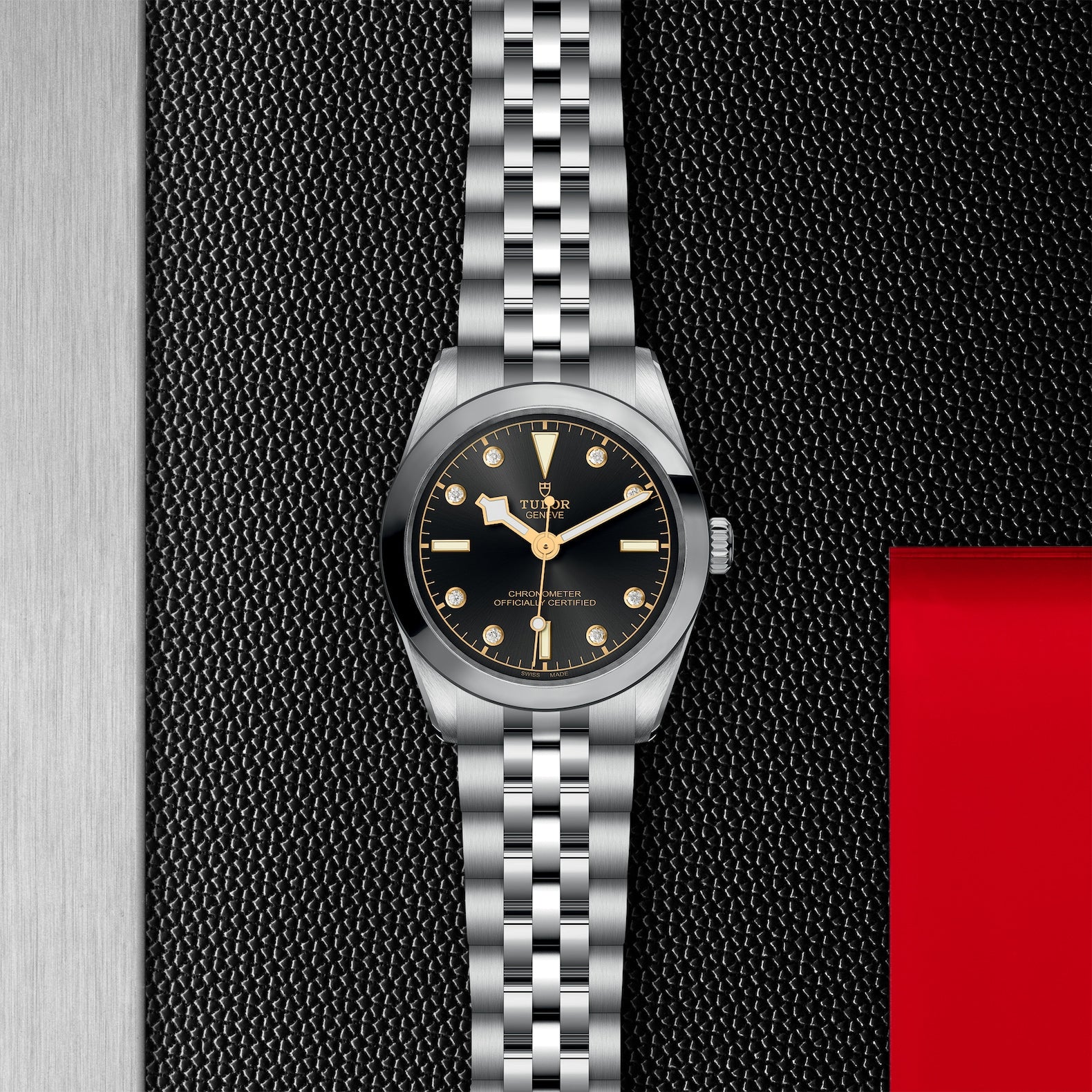 Orologio in acciaio Black Bay, 31 mm Tudor