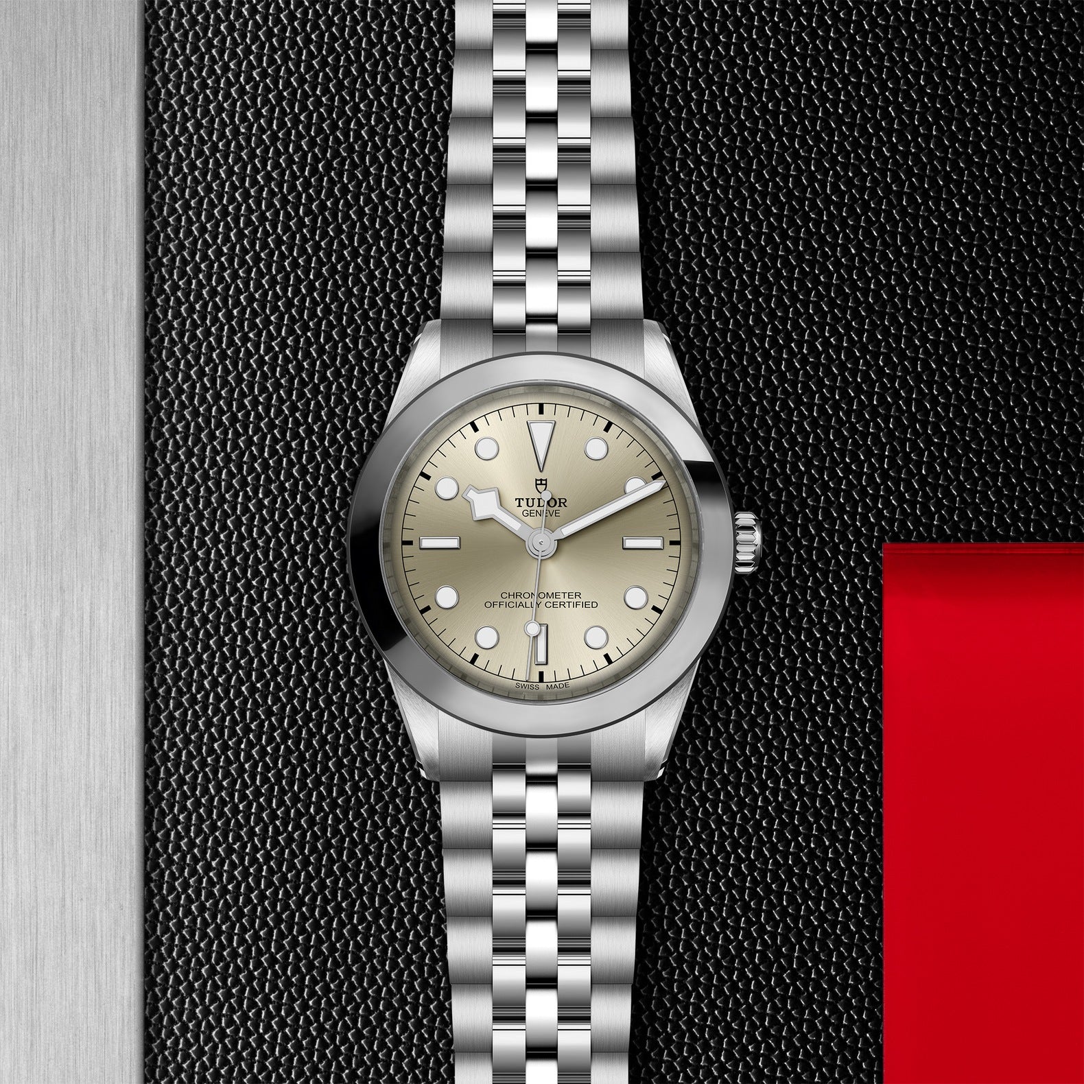 Orologio in acciaio Black Bay, 39 mm Tudor