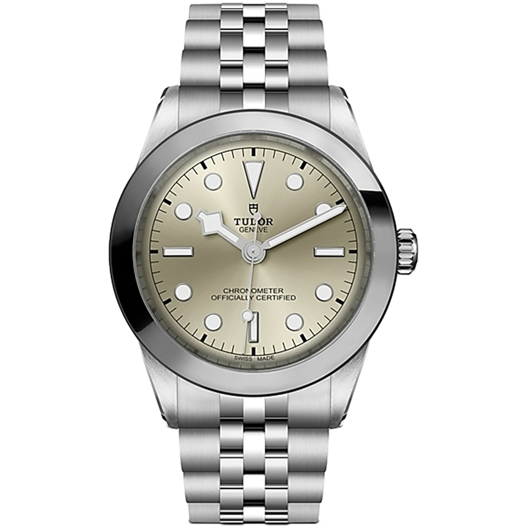 Orologio in acciaio Black Bay, 39 mm Tudor