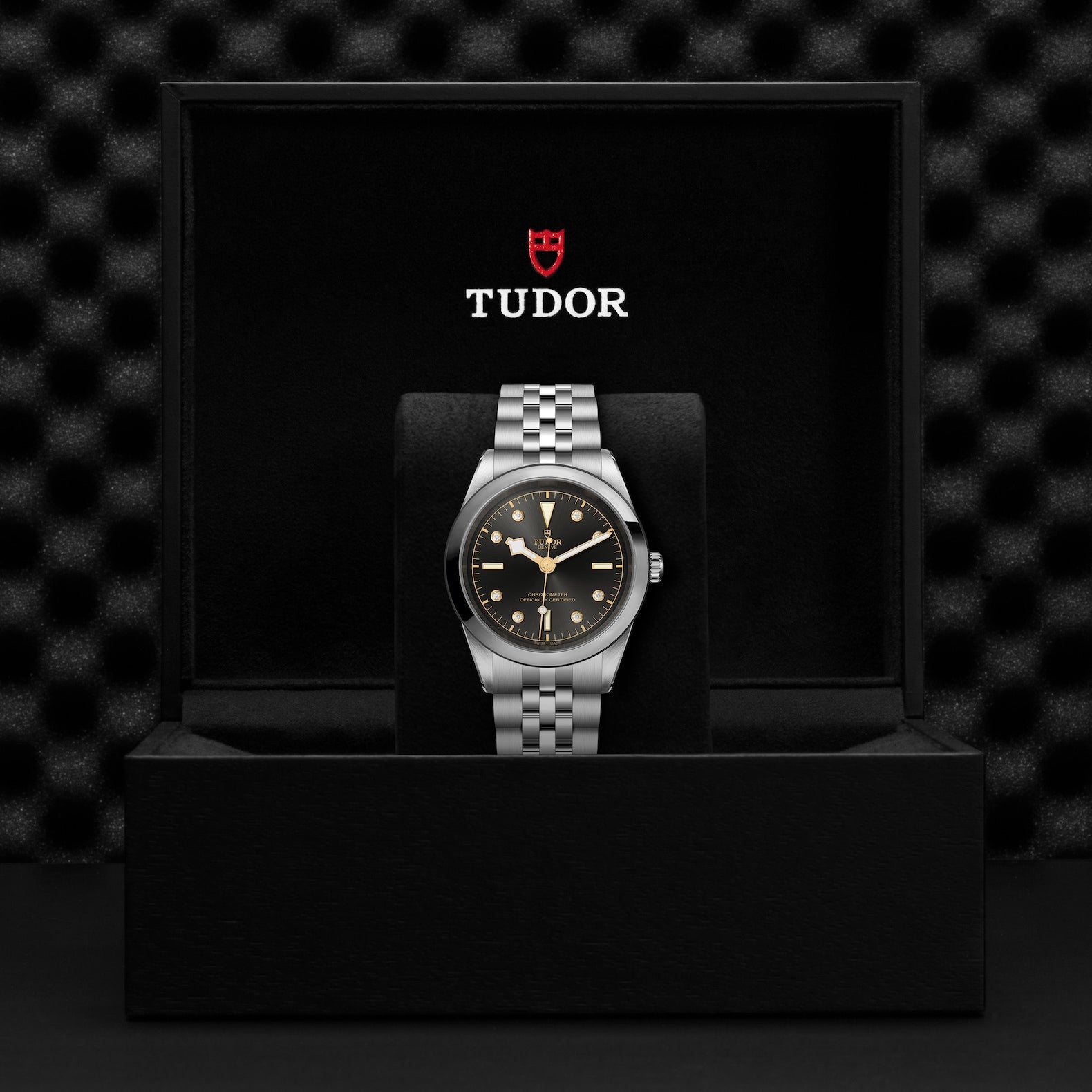 Orologio in acciaio Black Bay, 36 mm Tudor
