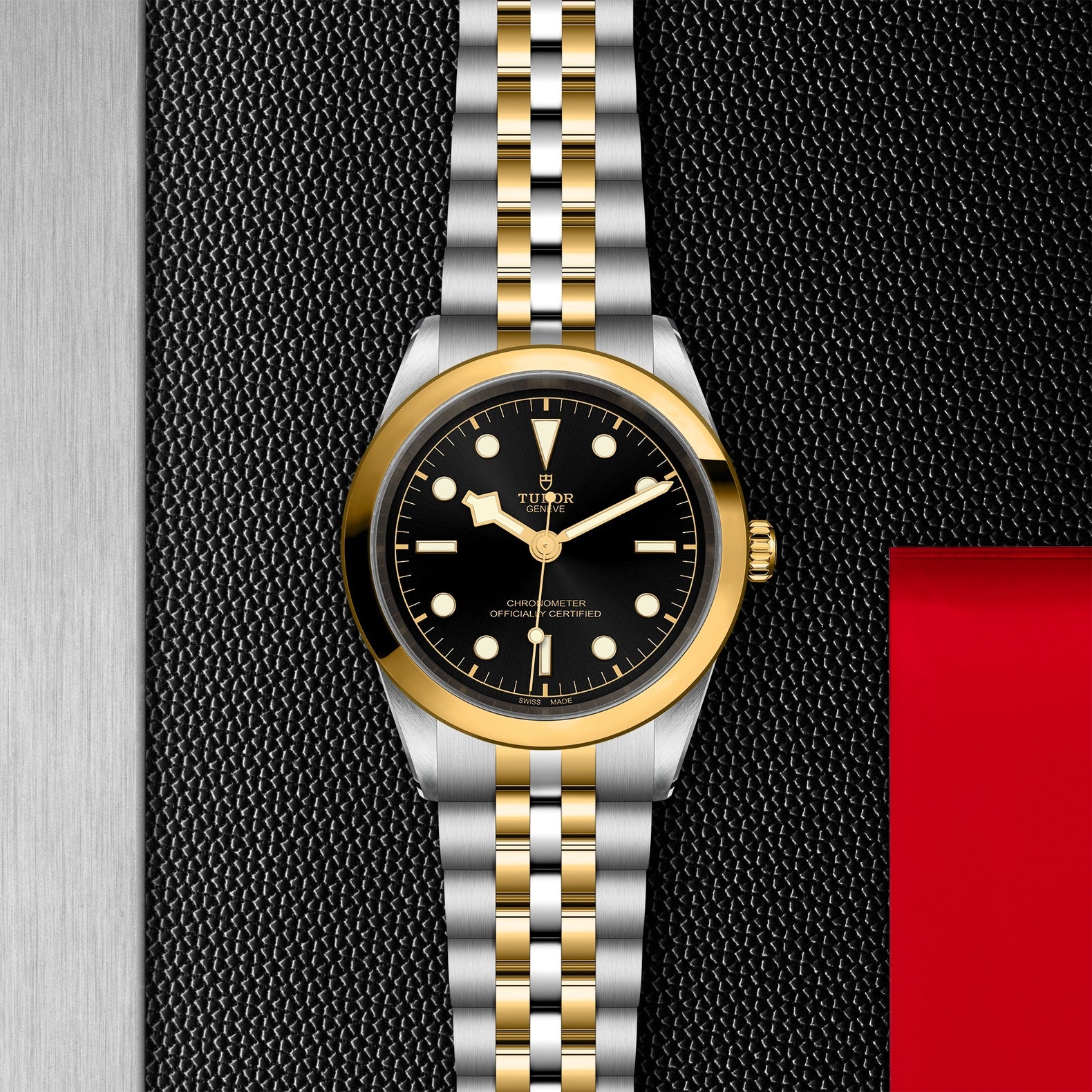 Orologio in acciaio e oro giallo Black Bay S&G, 41 mm Tudor