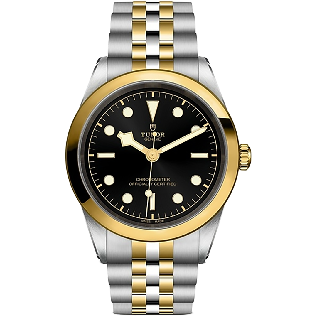 Orologio in acciaio e oro giallo Black Bay S&G, 41 mm Tudor