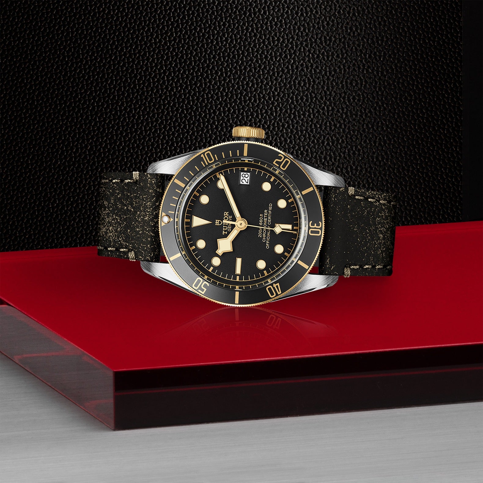 Orologio in acciaio e oro giallo Black Bay S&G, 41 mm Tudor