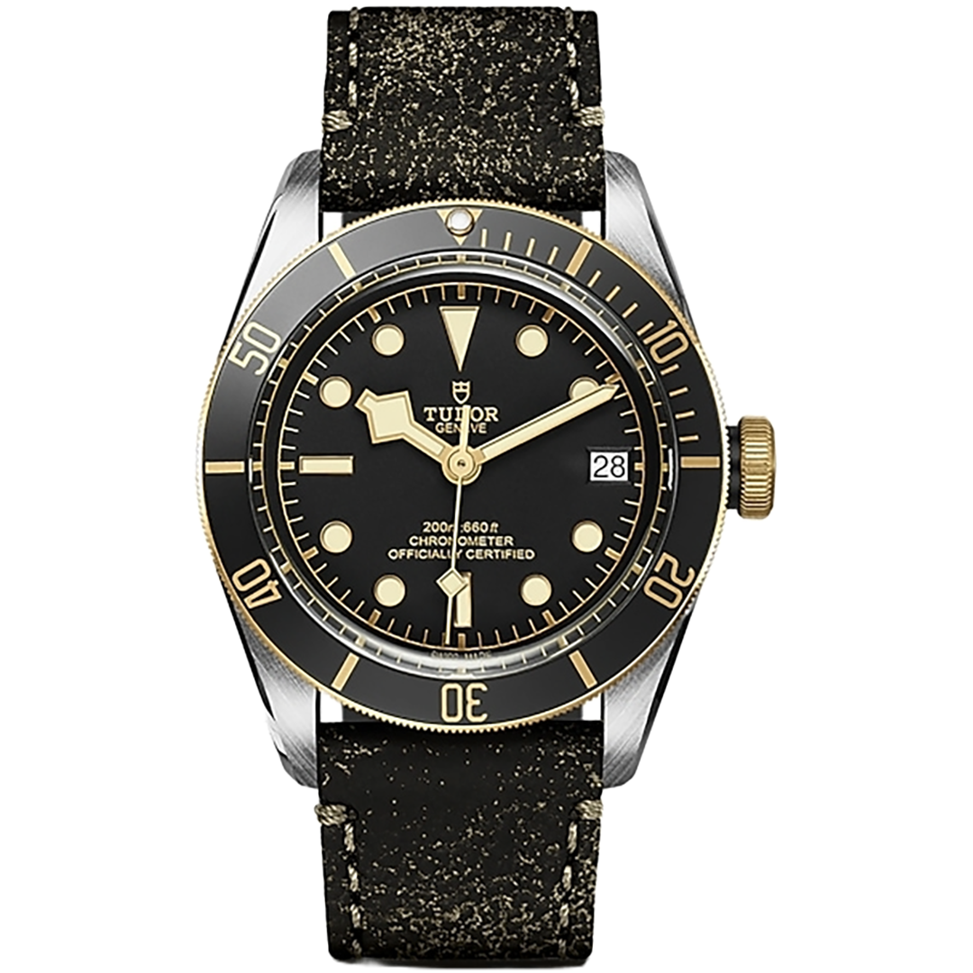 Orologio in acciaio e oro giallo Black Bay S&G, 41 mm Tudor