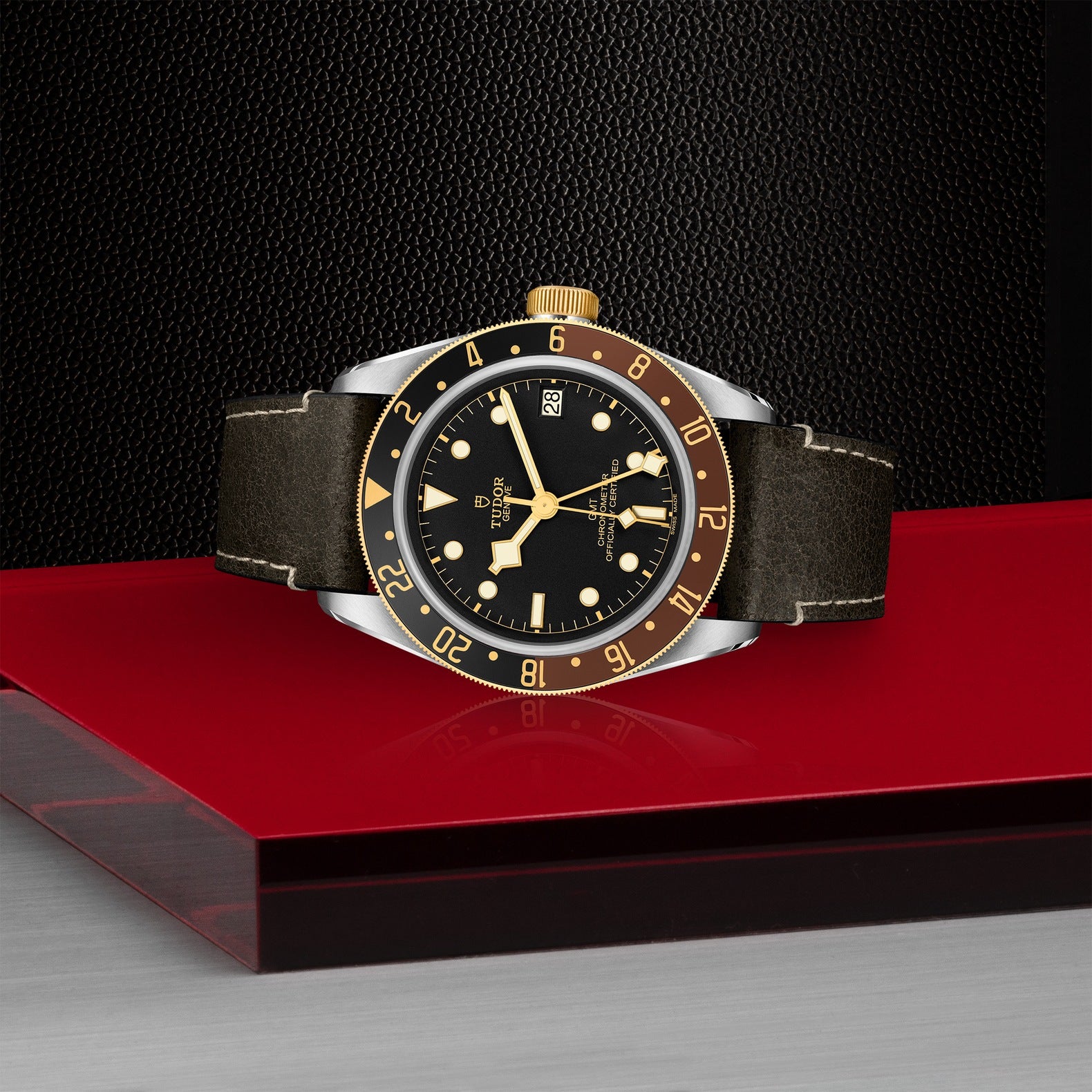 Watch in steel and yellow gold Black Bay GMT S&G, 41 mm Tudor