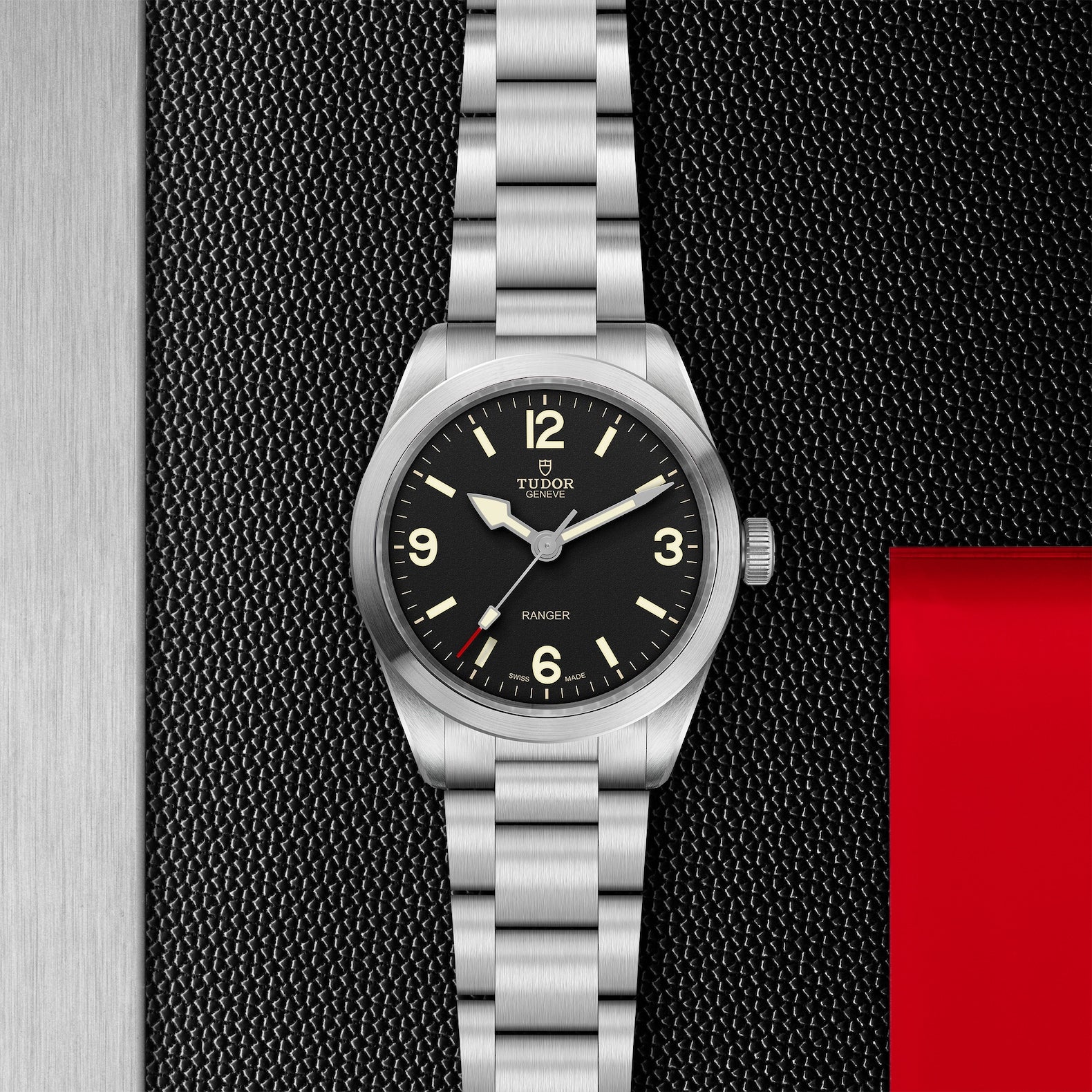 Orologio in acciaio Ranger, 39 mm Tudor