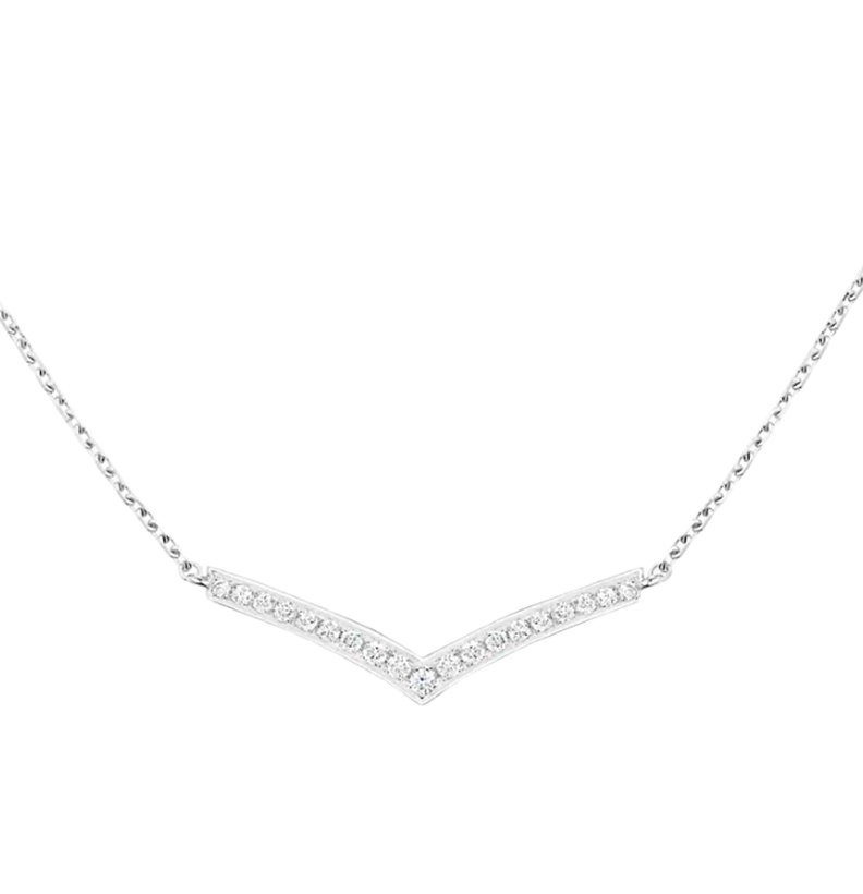 Gioiello in white gold Joséphine Aigrette Necklace Chaumet