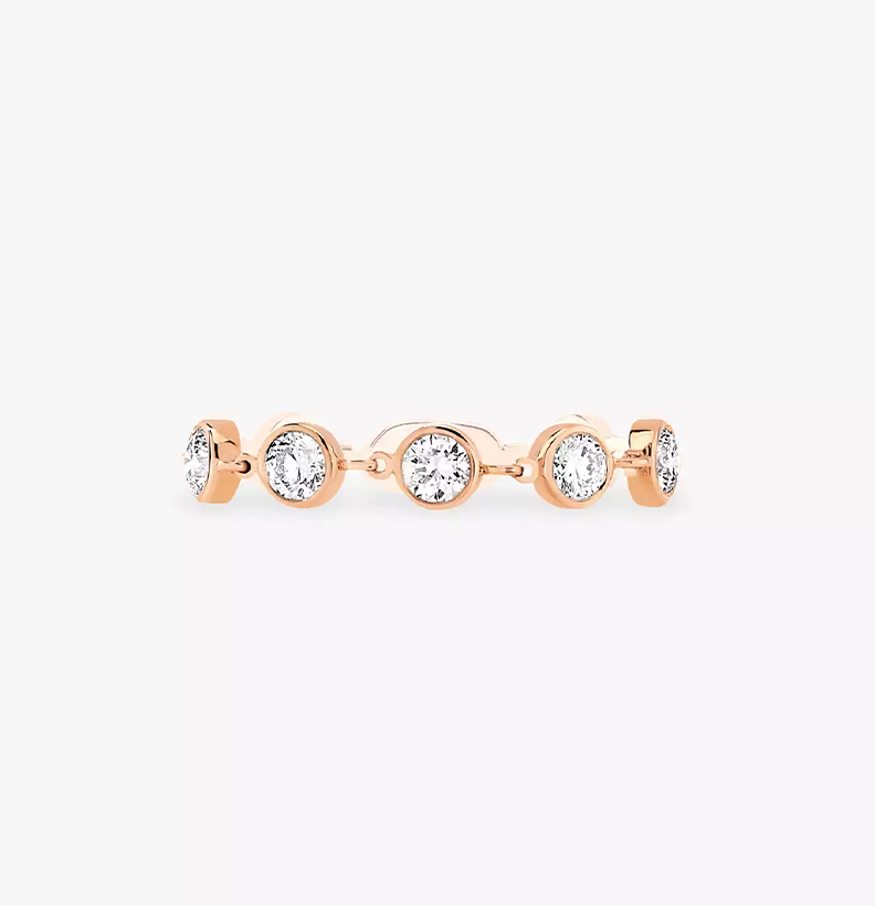 Ring in rose gold D-Vibes SM Ring Messika