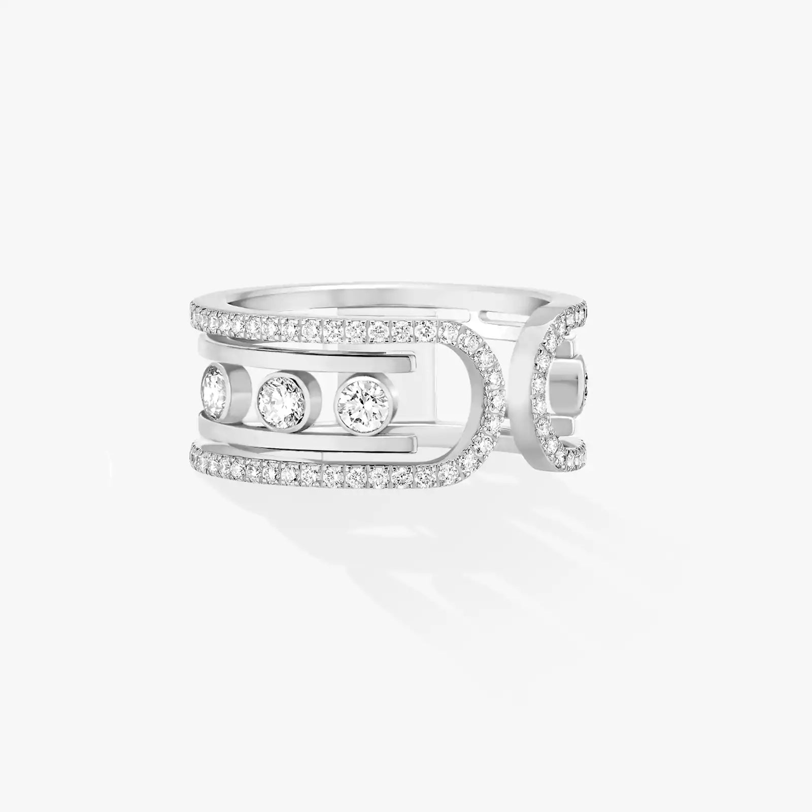 Ring in white gold Move 10th Ring Messika