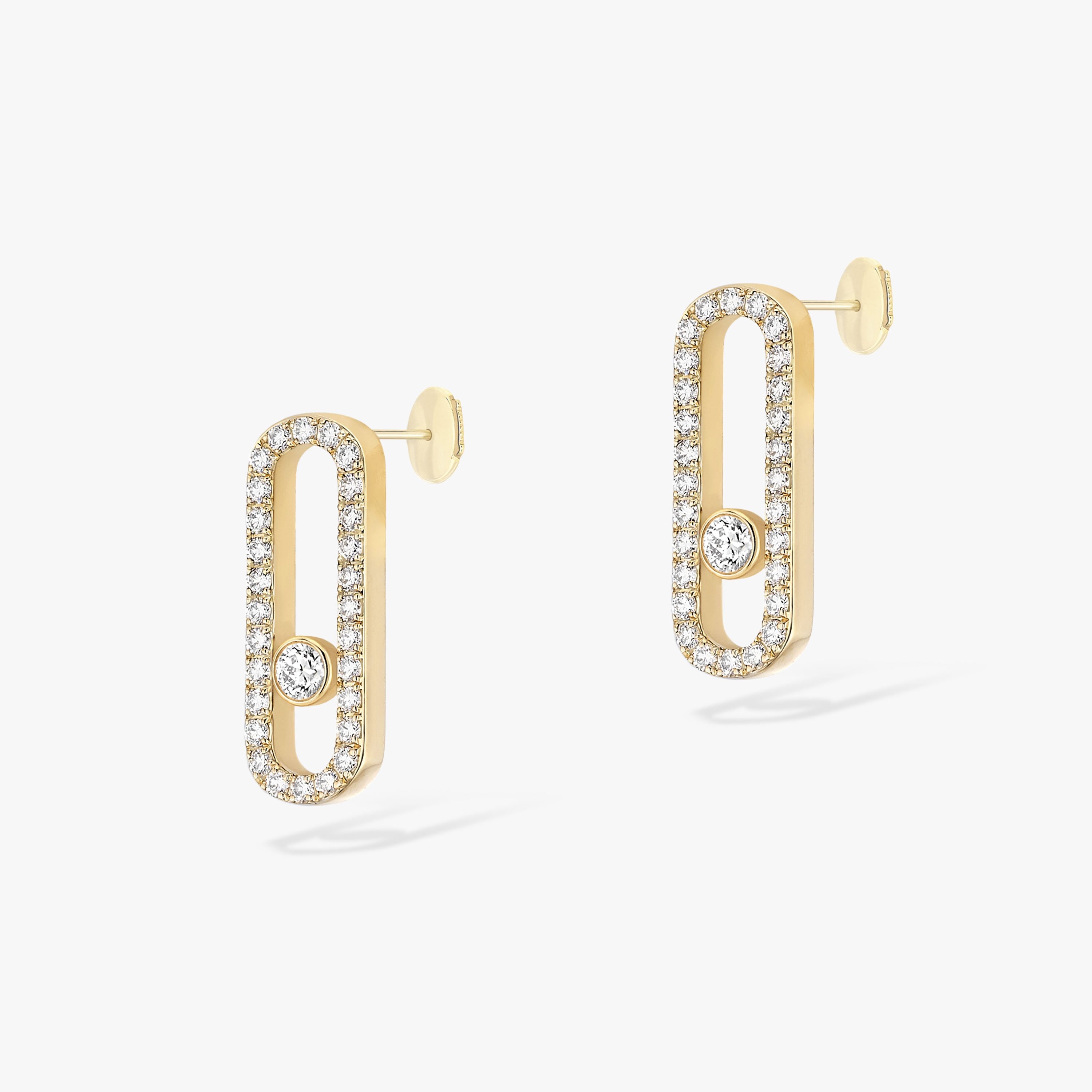 Move Uno Diamond Pavé earrings3