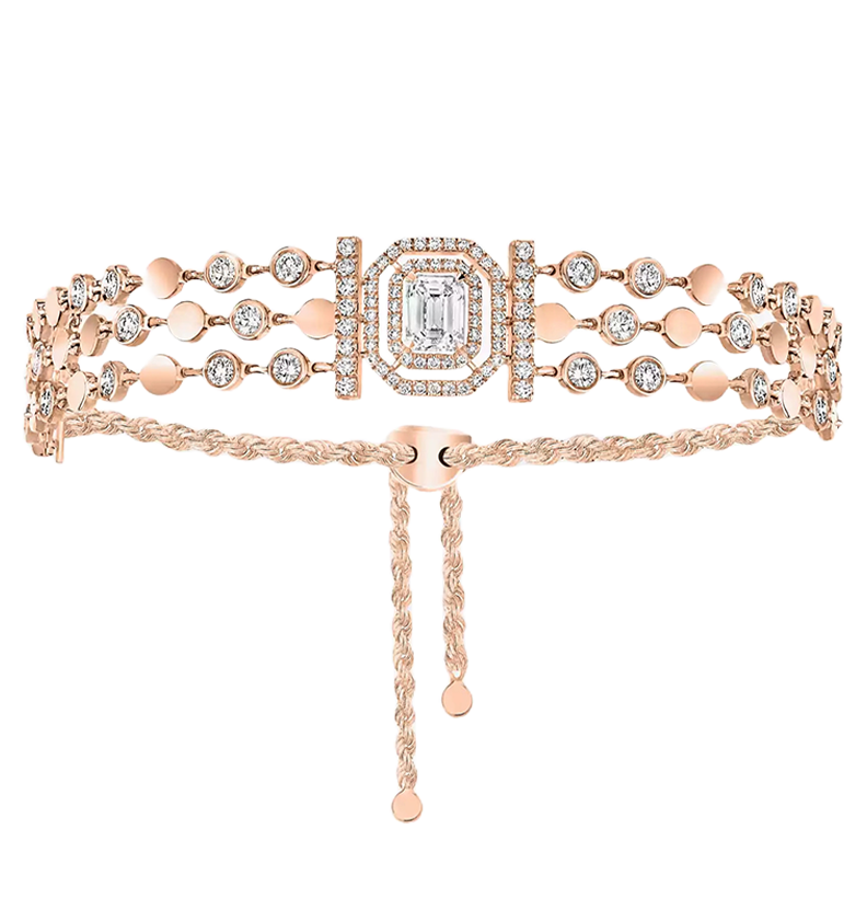 Gioiello in oro rosa Bracciale D-Vibes Multi-Row Messika