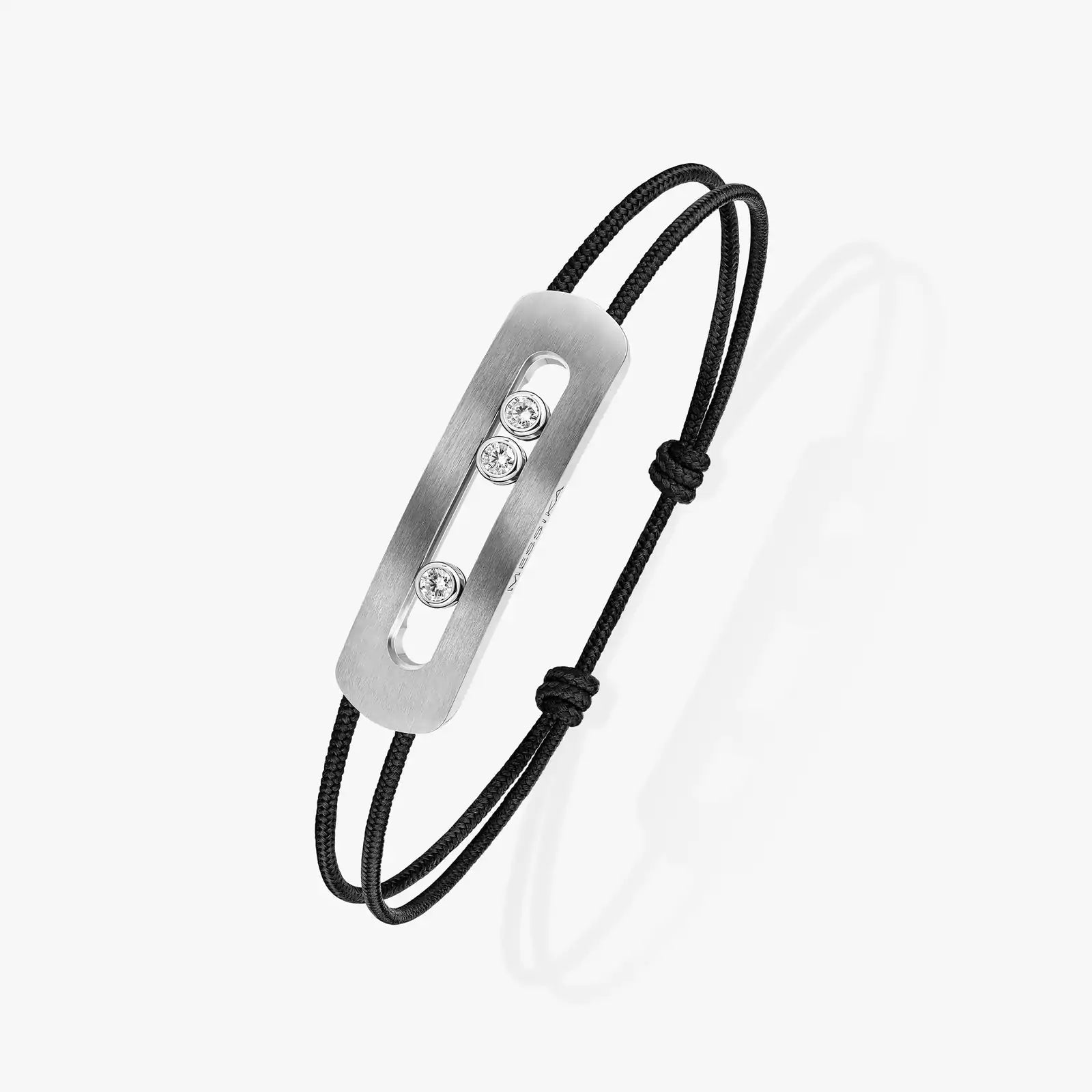 Bracelet in titanium Move Titanium Natural XL Cord Messika