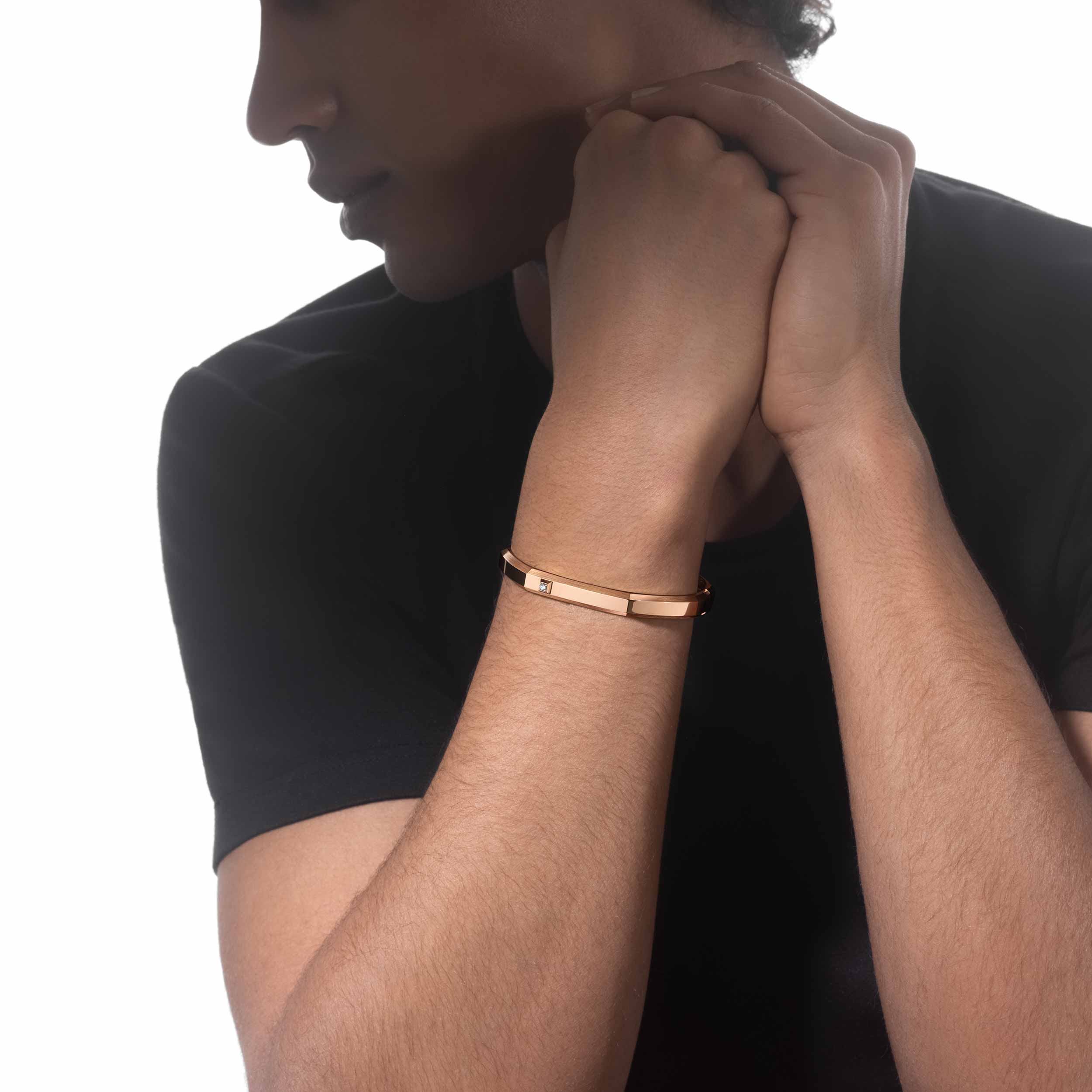 Gioiello in oro rosa Bracciale Moderniste MM Messika