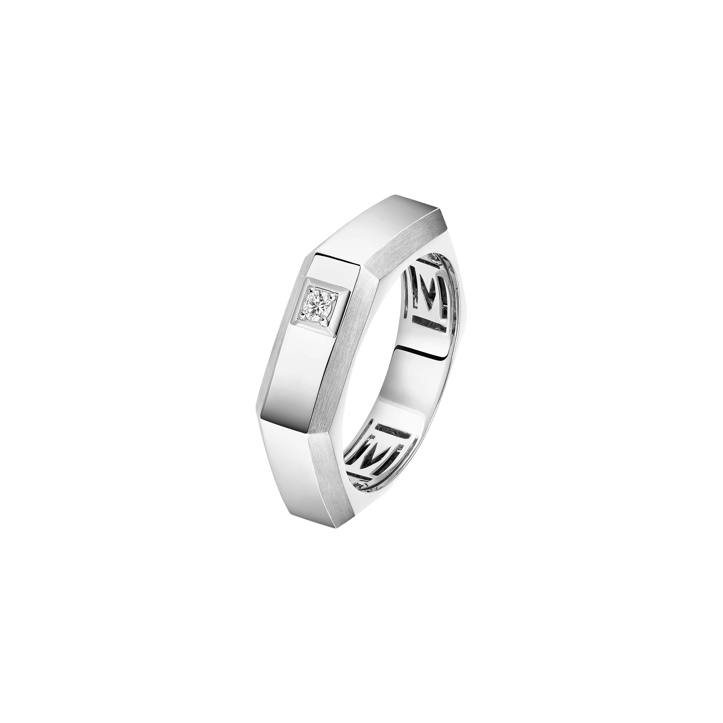 Ring in white gold Moderniste ring medium Messika