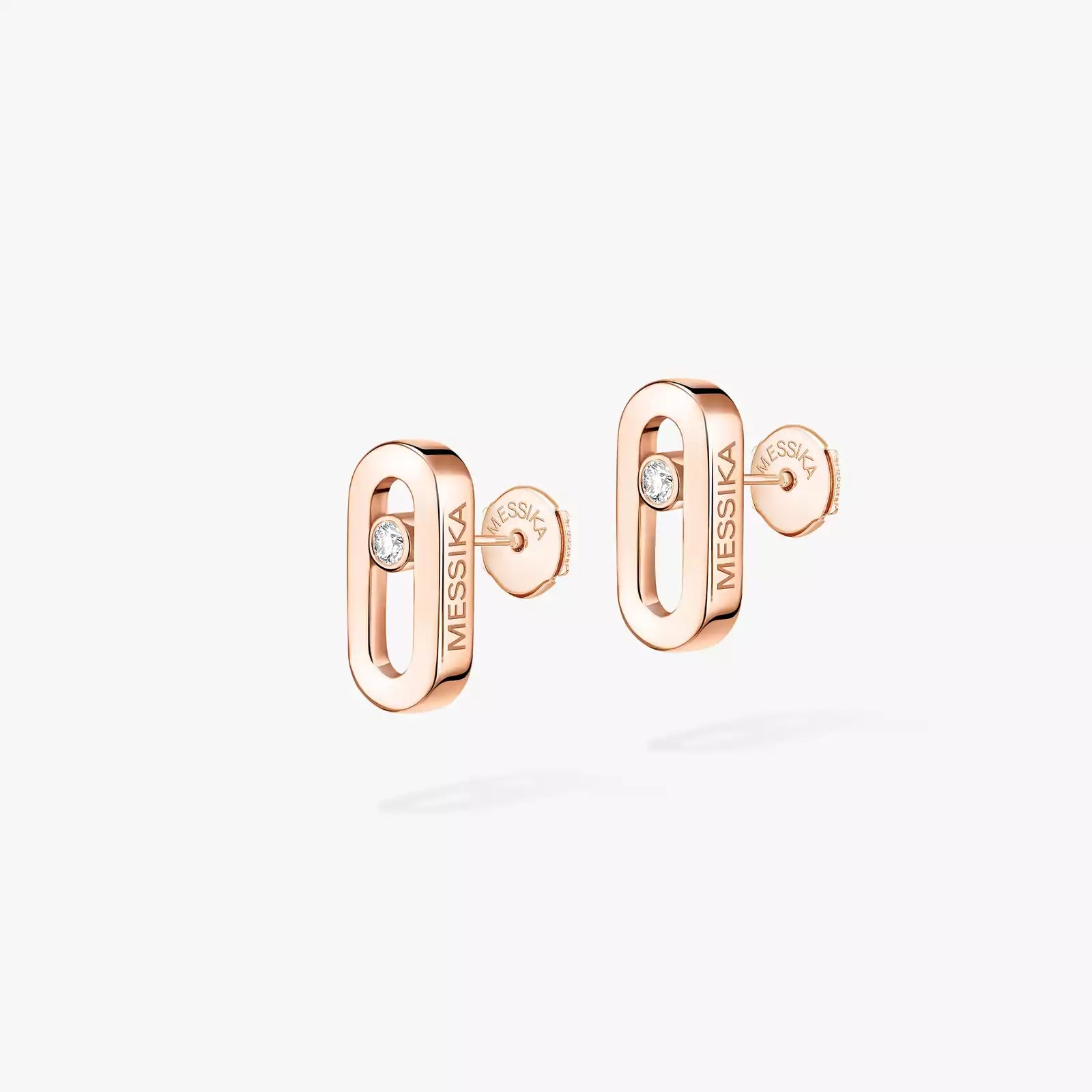 Earrings in rose gold Gold Move Uno Stud Earrings Messika