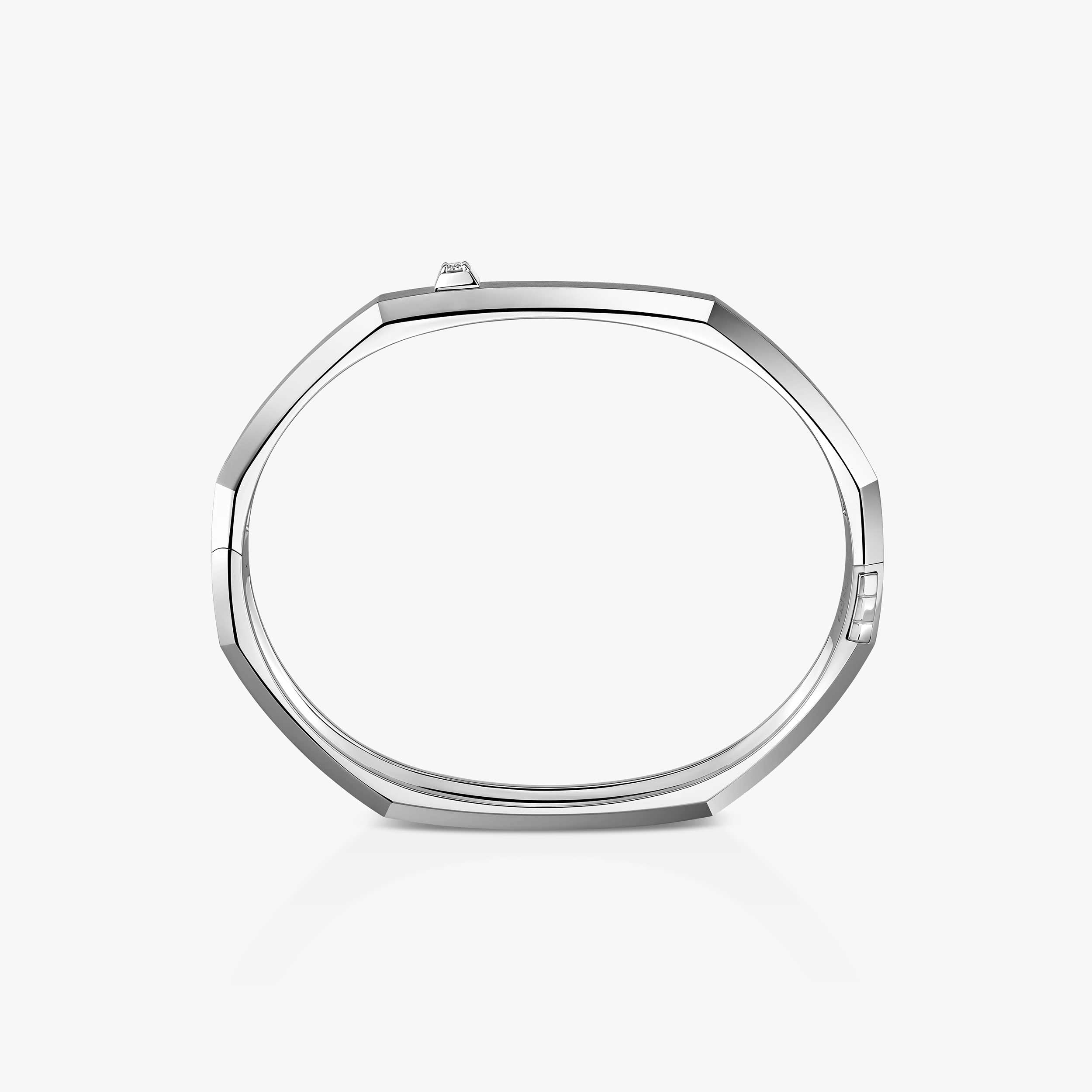 Gioiello in oro bianco Bracciale Moderniste spazzolato MM Messika