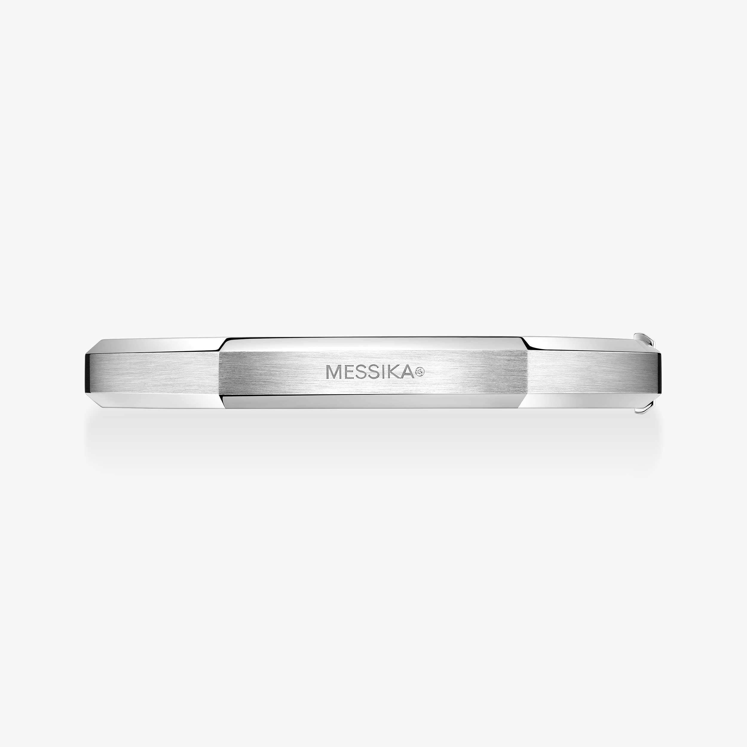 Gioiello in oro bianco Bracciale Moderniste spazzolato MM Messika