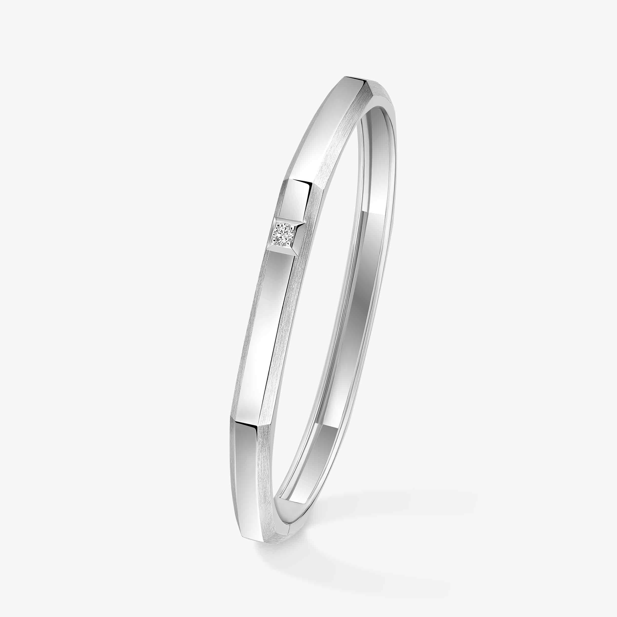 Gioiello in oro bianco Bracciale Moderniste Messika