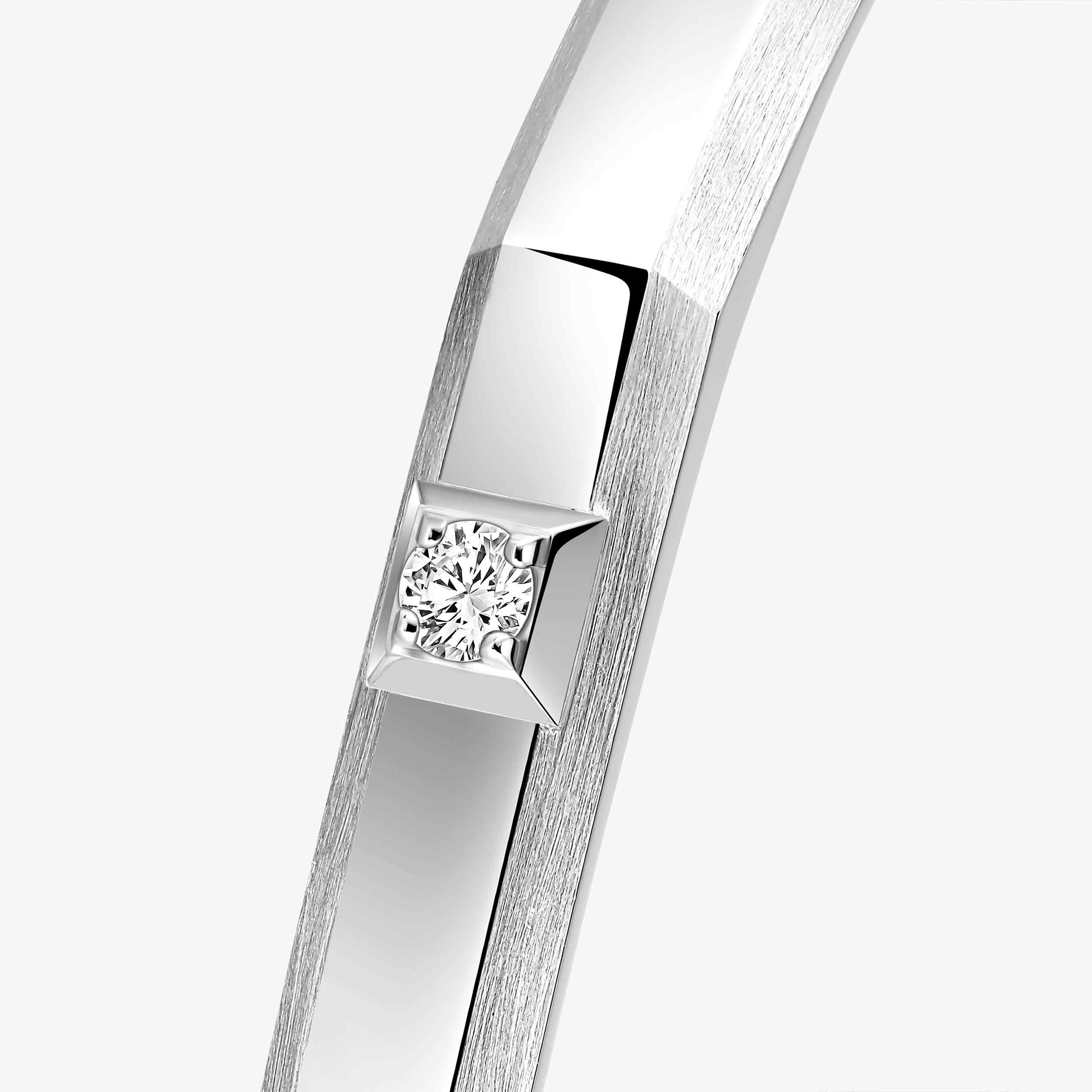 Gioiello in oro bianco Bracciale Moderniste Messika