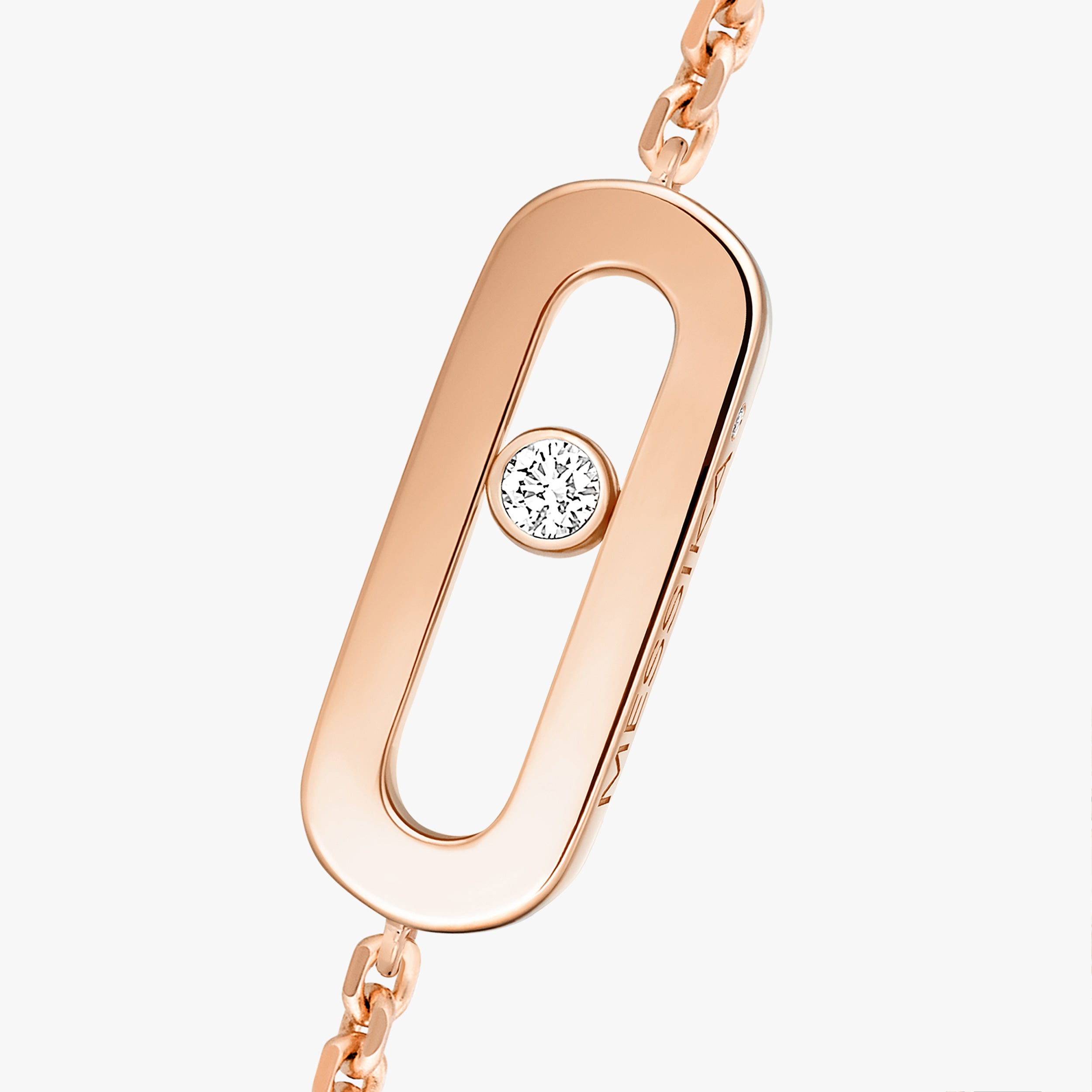 Gioiello in oro rosa Bracciale Move Uno Messika