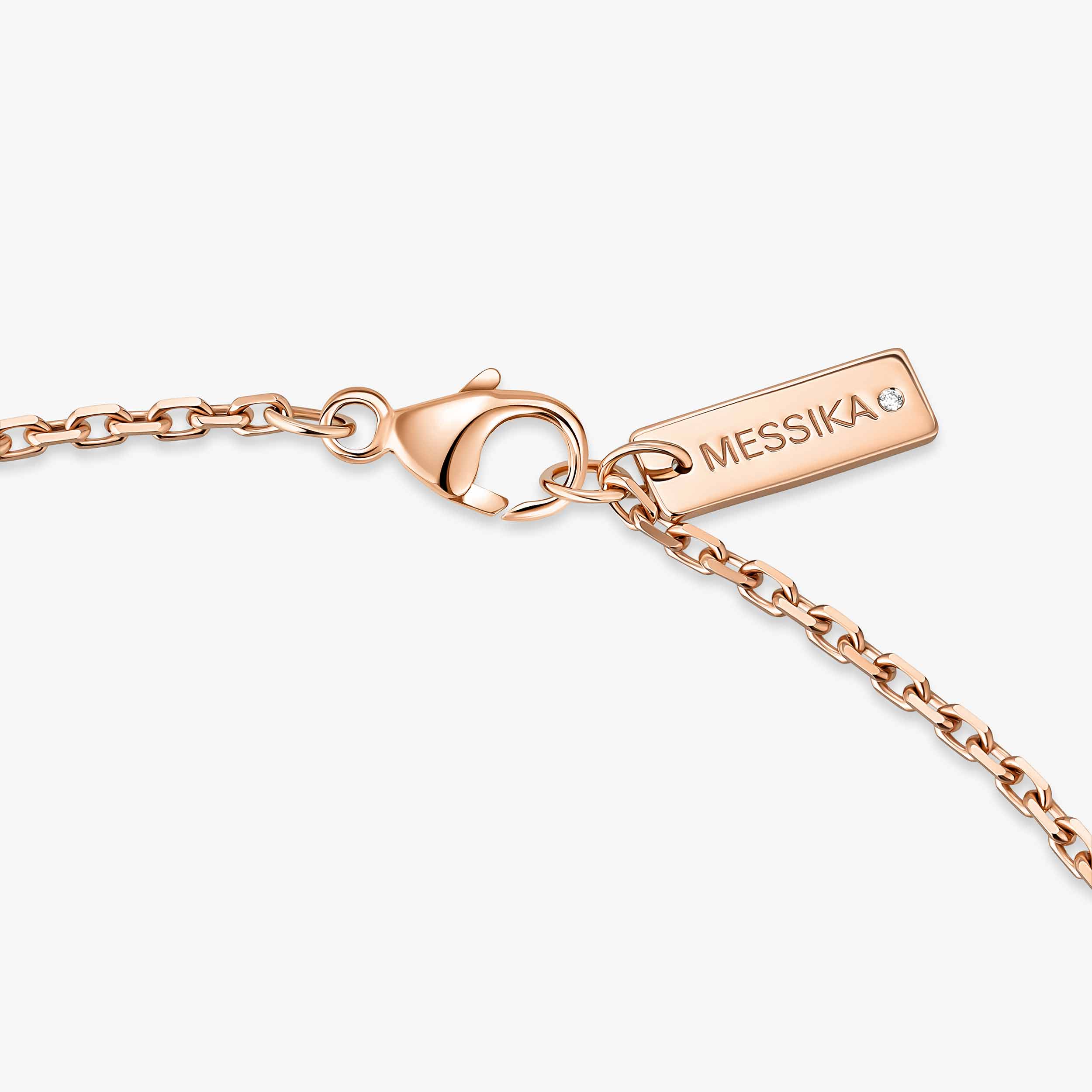 Gioiello in oro rosa Collana Moderniste cravatta Messika