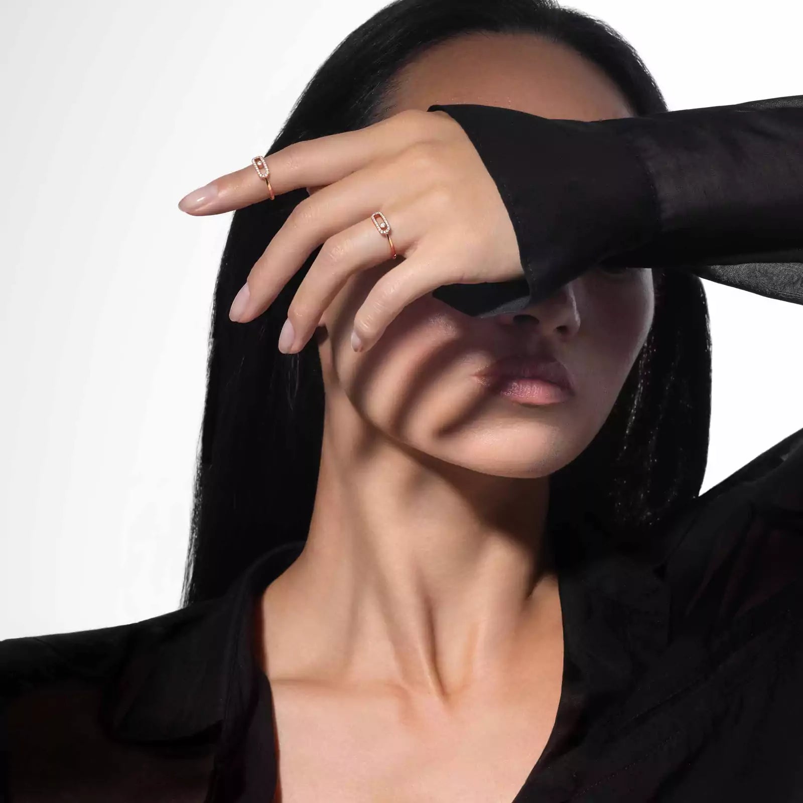 Gioiello in oro rosa Anello Move Uno Messika