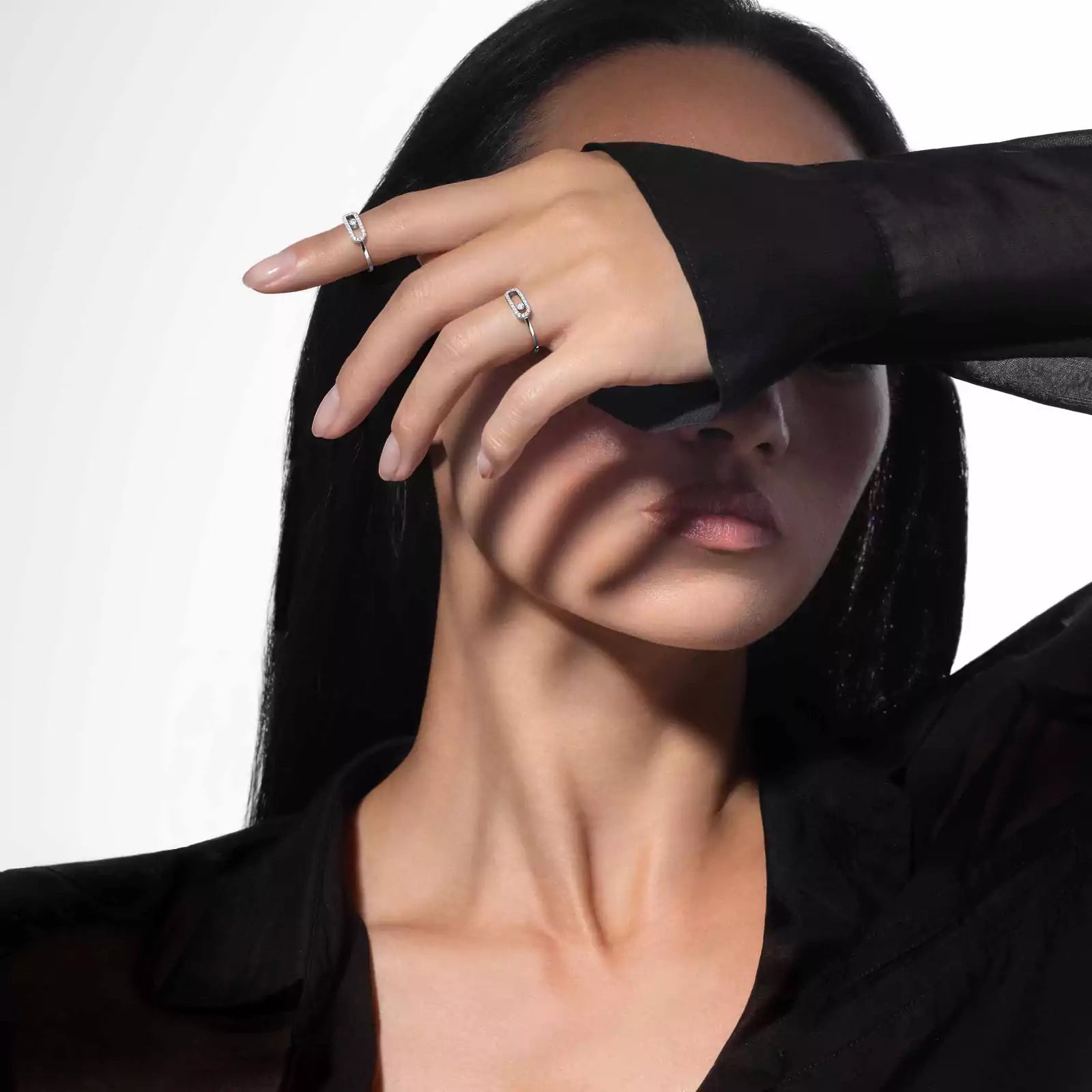 Gioiello in oro bianco Anello Move Uno Messika