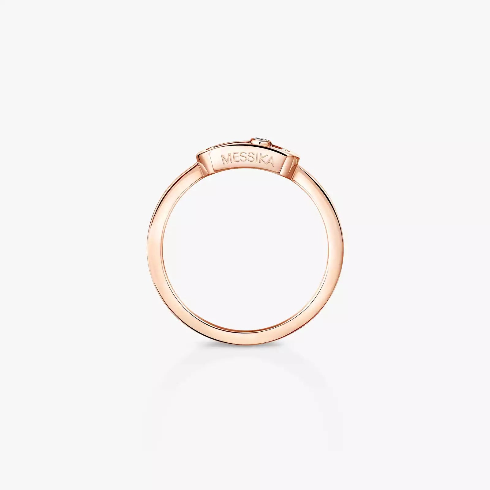 Ring in rose gold Move Uno Ring Messika