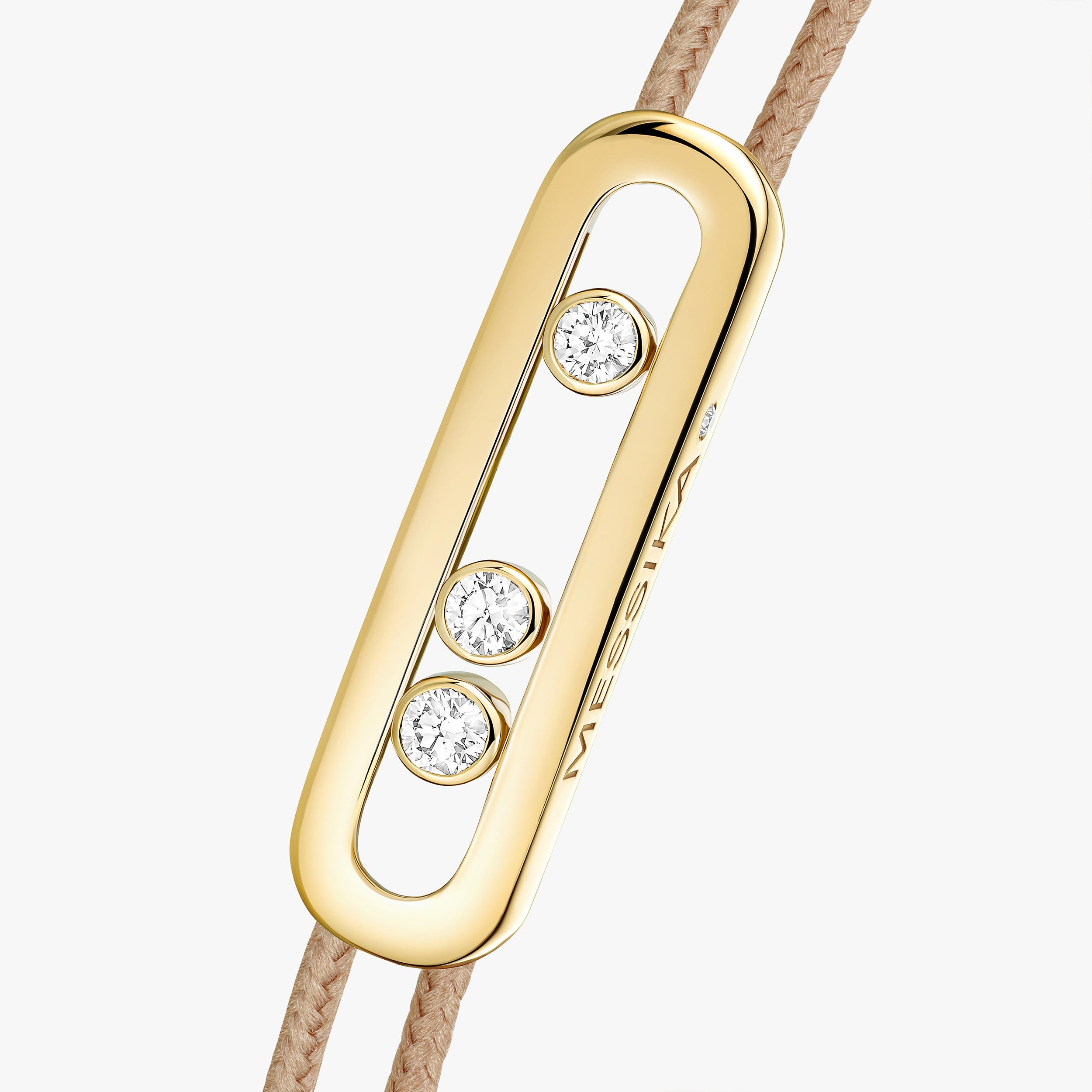 Messika CARE(S) Beige Cord Bracelet3